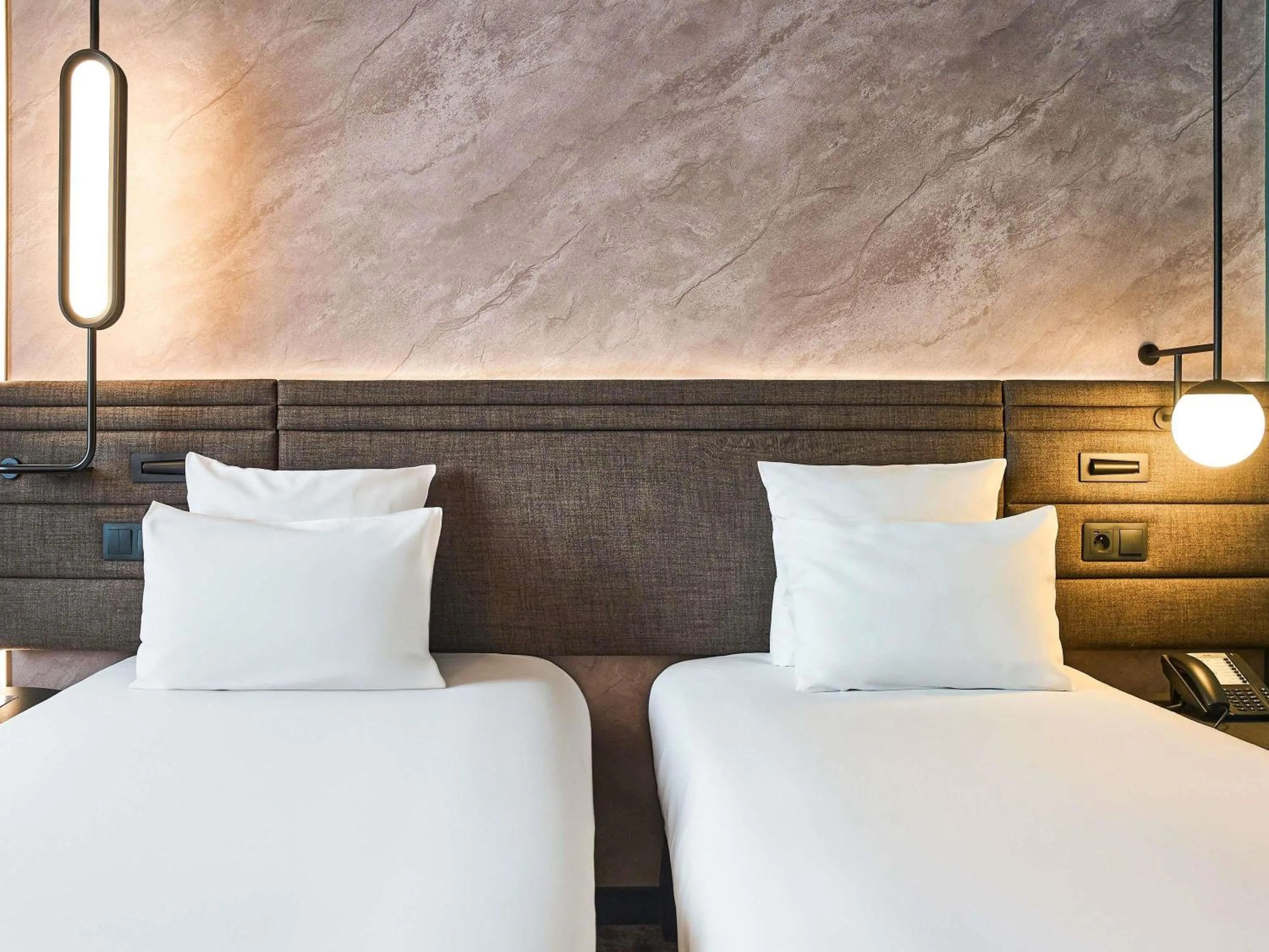 Bed in Novotel Praha Wenceslas Square