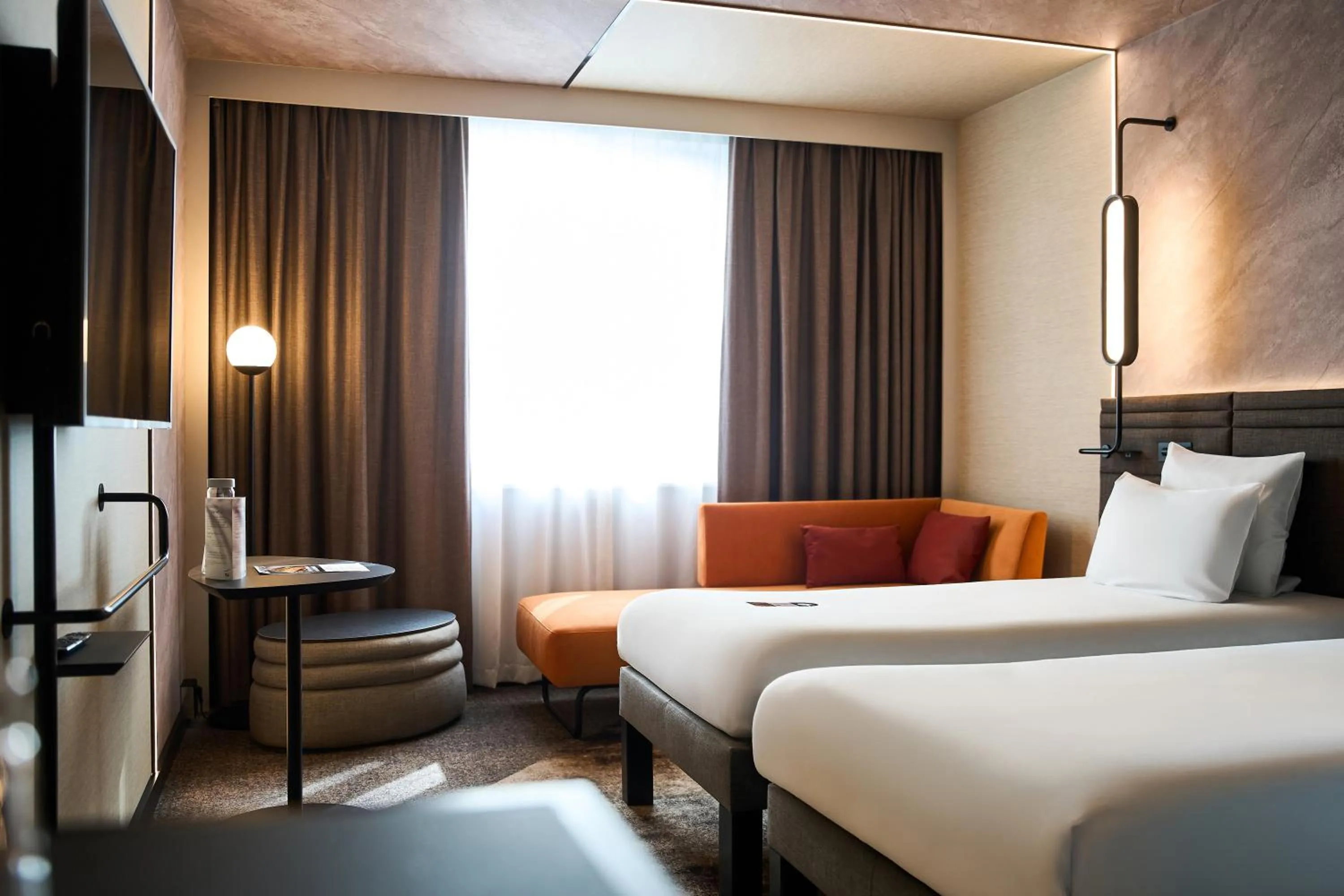 Bed in Novotel Praha Wenceslas Square