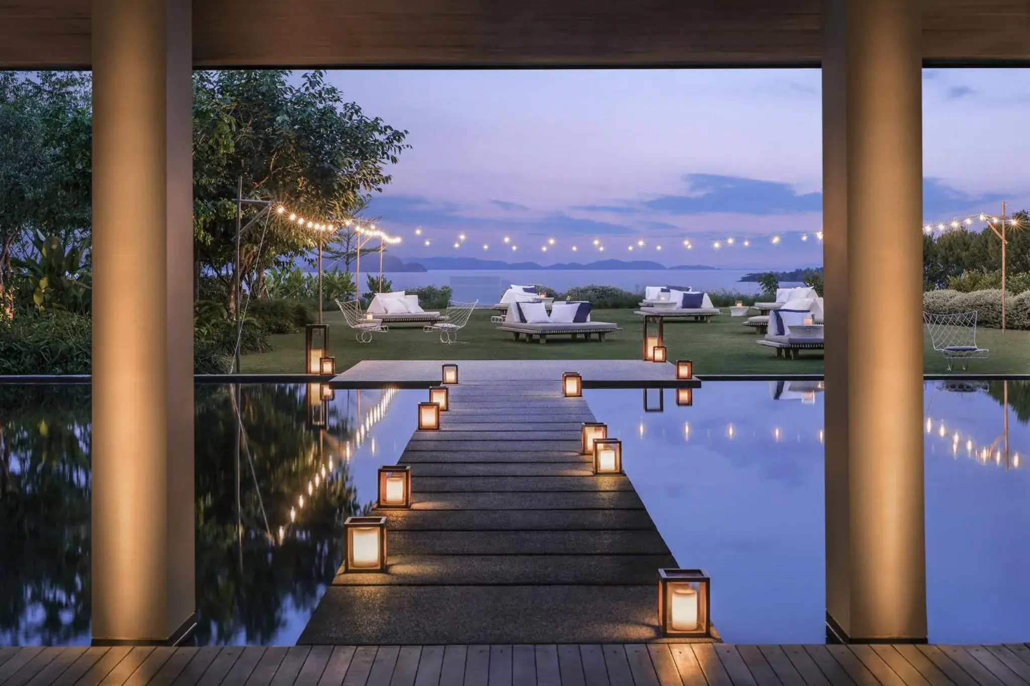 Lobby or reception in COMO Point Yamu, Phuket Lobby or reception in COMO Point Yamu, Phuket