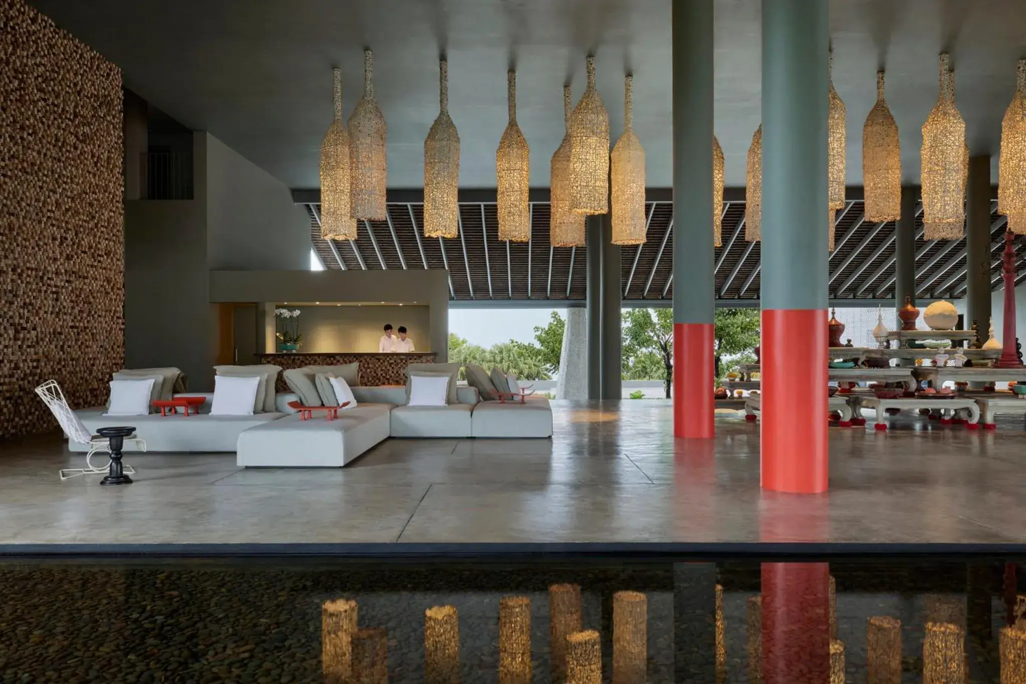 Lobby or reception in COMO Point Yamu, Phuket Lobby or reception in COMO Point Yamu, Phuket