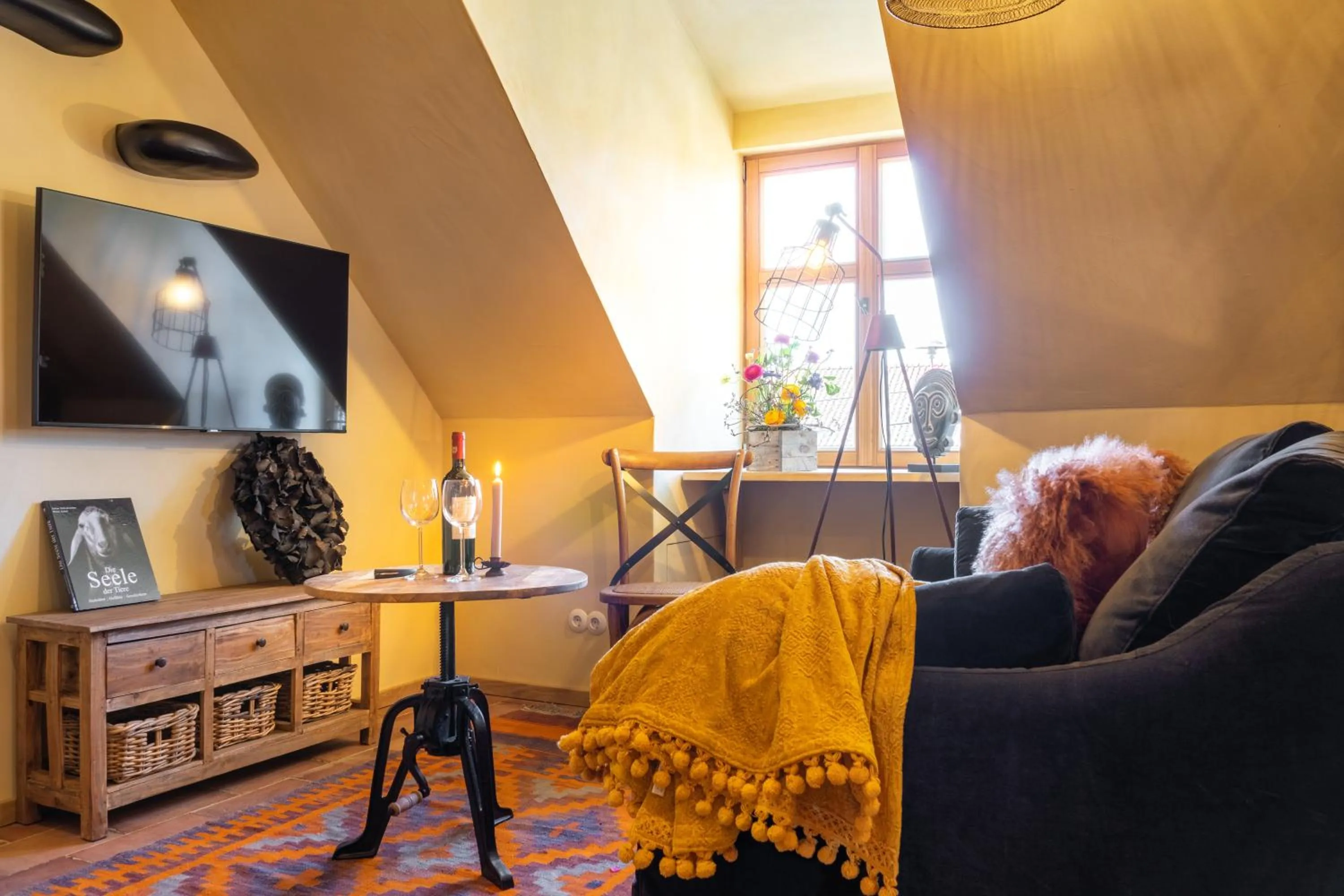 Living room in Gut Leben Landresort