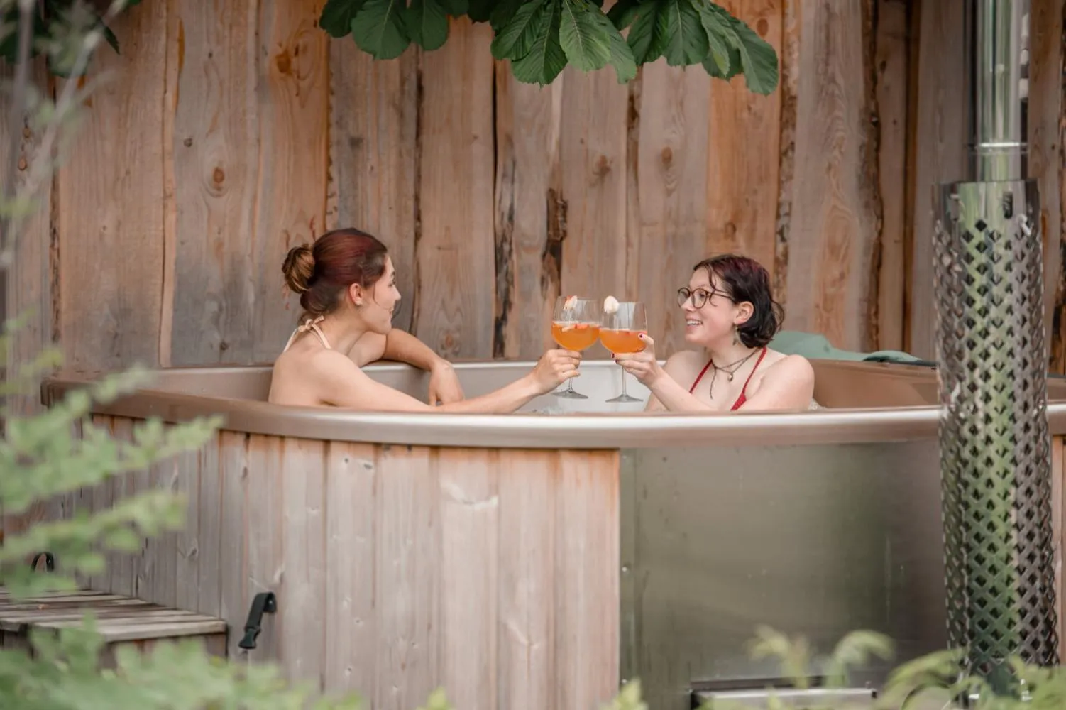 Hot Tub in Gut Leben Landresort