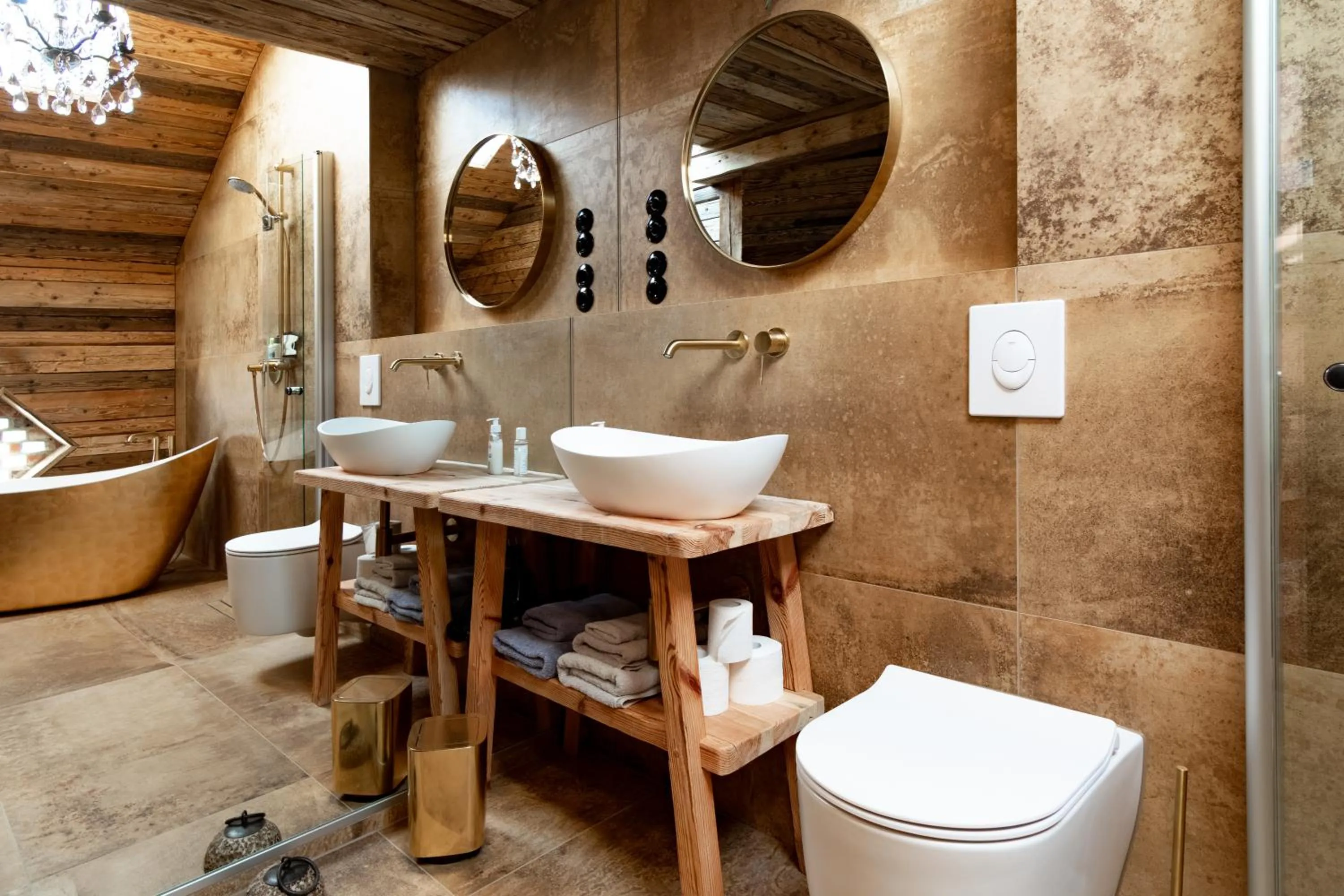 Bathroom in Gut Leben Landresort