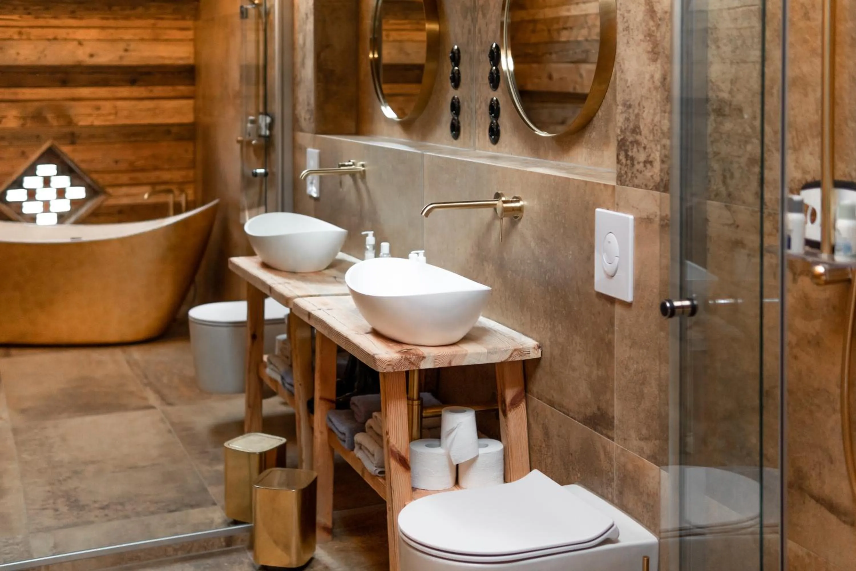 Bathroom in Gut Leben Landresort