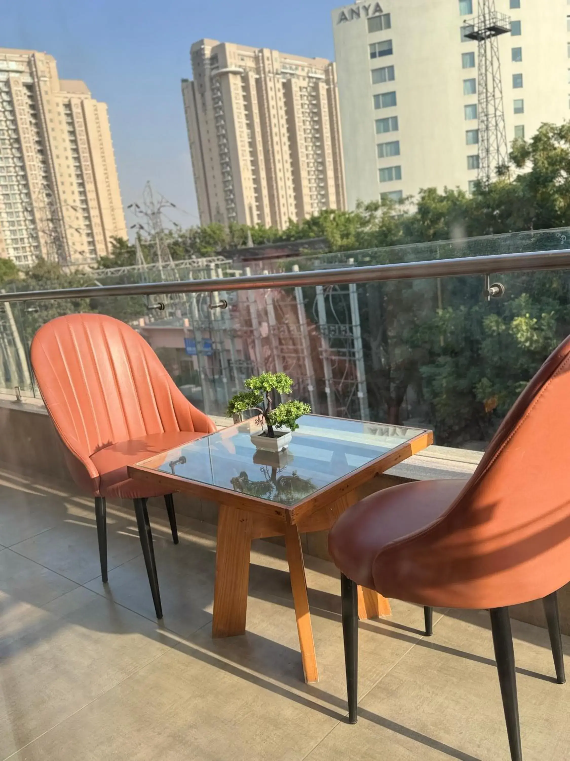 Balcony/Terrace in Hotel Golf View Suites-Golf Course Road Gurgaon Balcony/Terrace in Hotel Golf View Suites-Golf Course Road Gurgaon