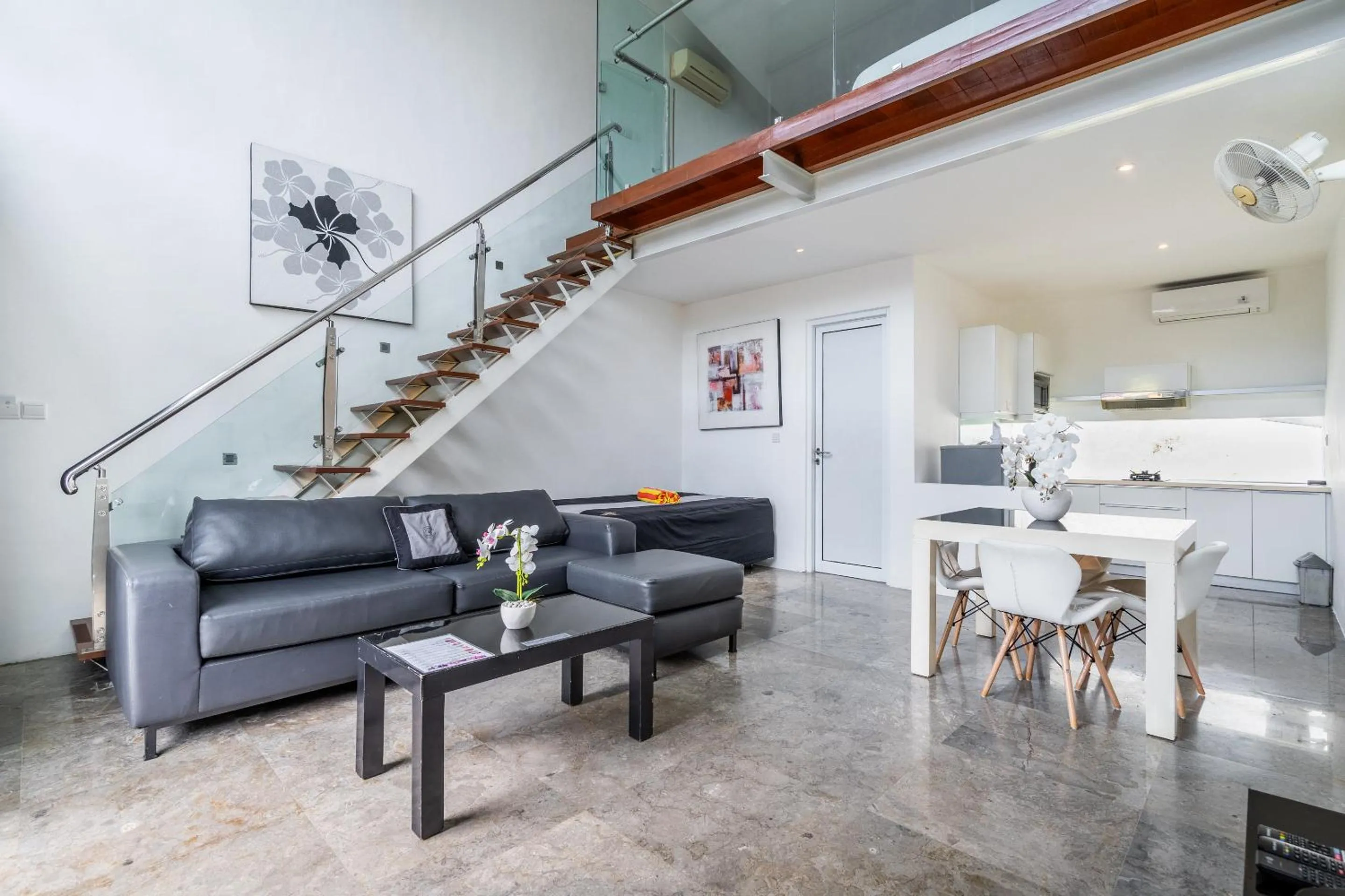 Kitchen or kitchenette in Bali Yarra Villas - Seminyak