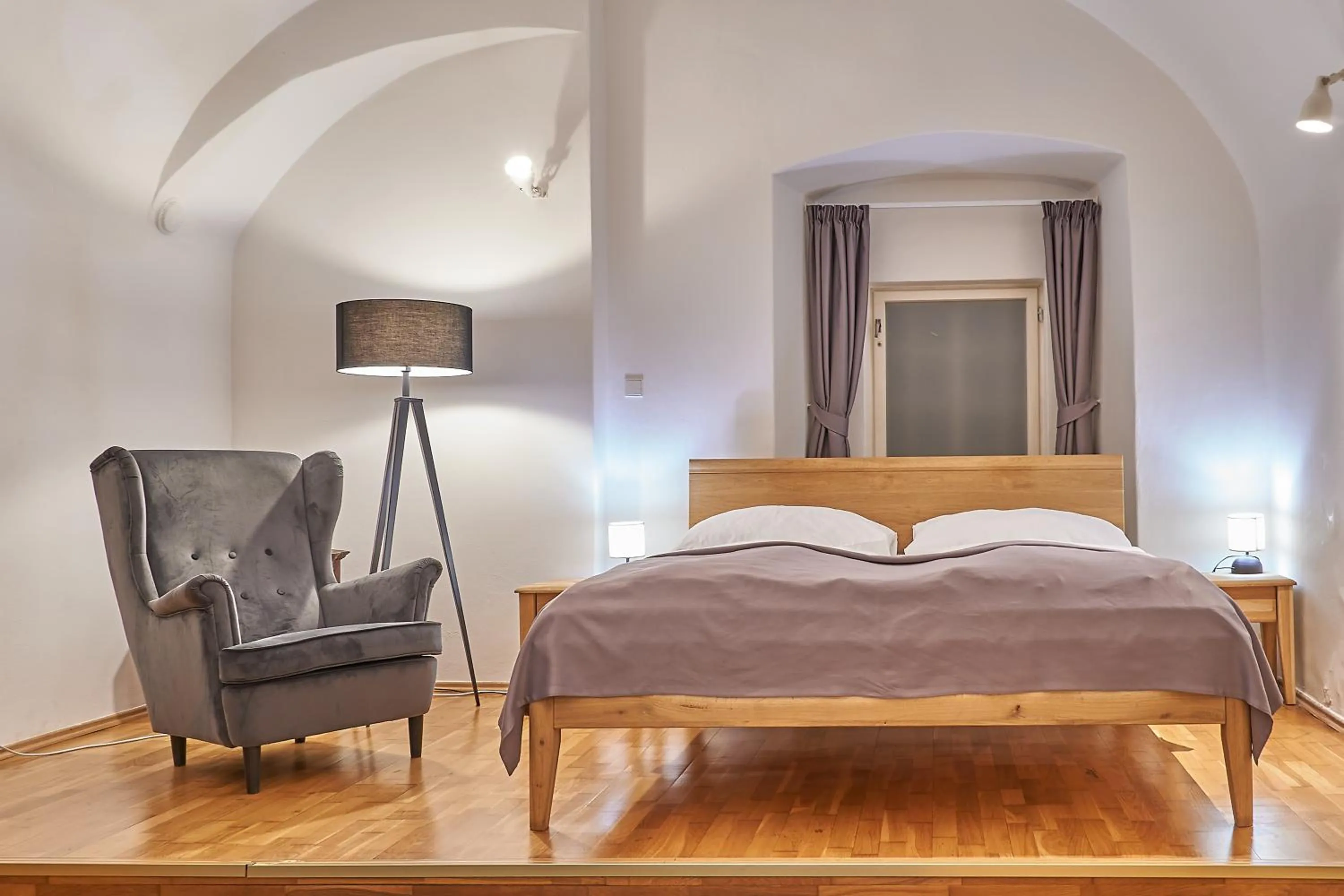 Bed in Hotel U 3 Pstrosu