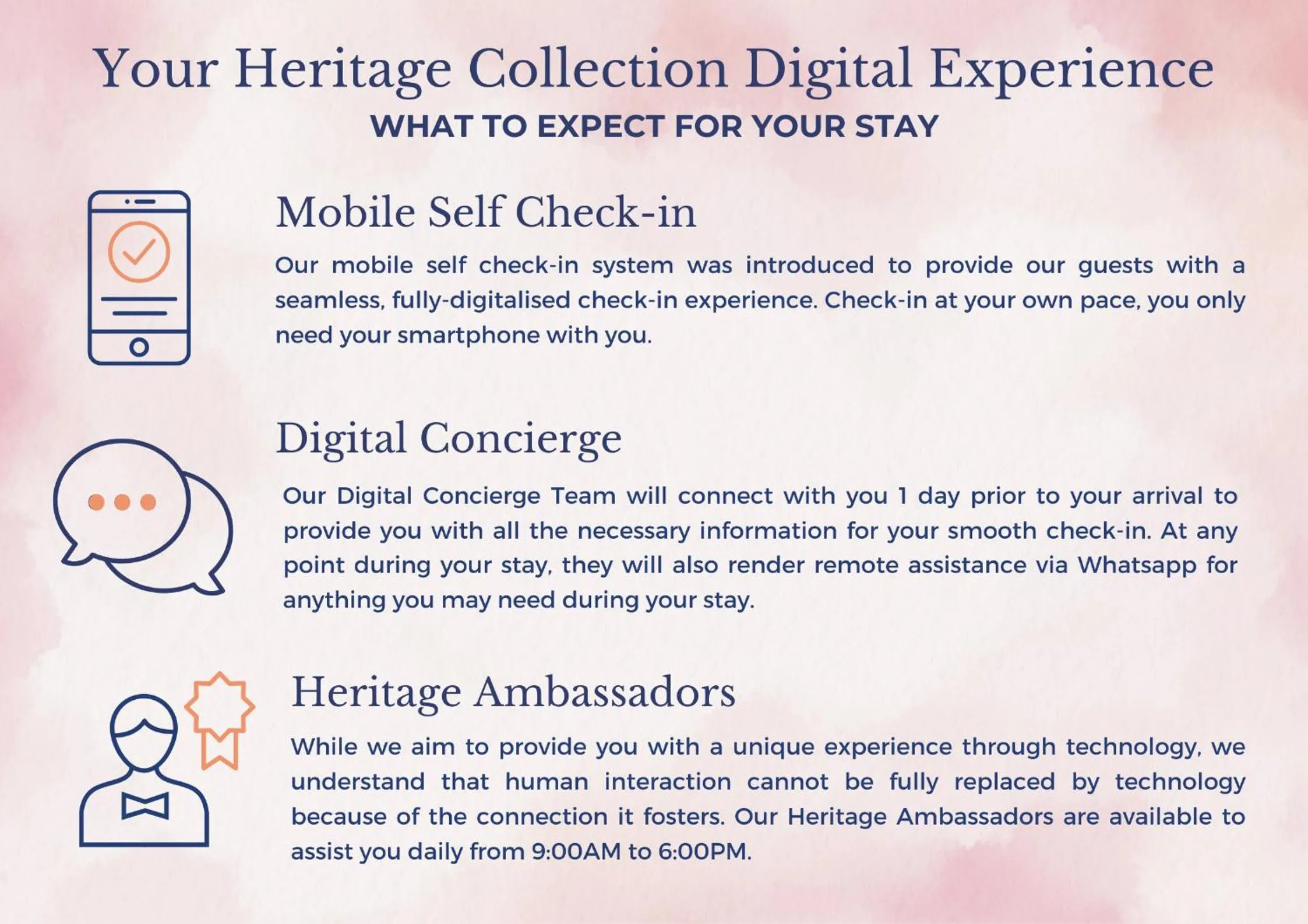 Heritage Collection on Arab - Mobile App Check-In