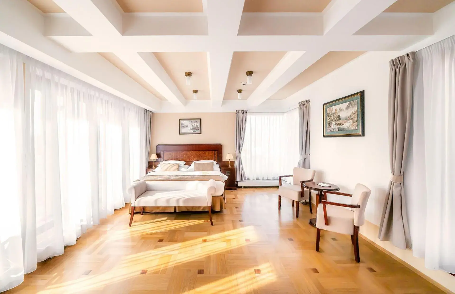 Photo of the whole room, Bed in Majestic Plaza Hotel Prague Photo of the whole room, Bed in Majestic Plaza Hotel Prague