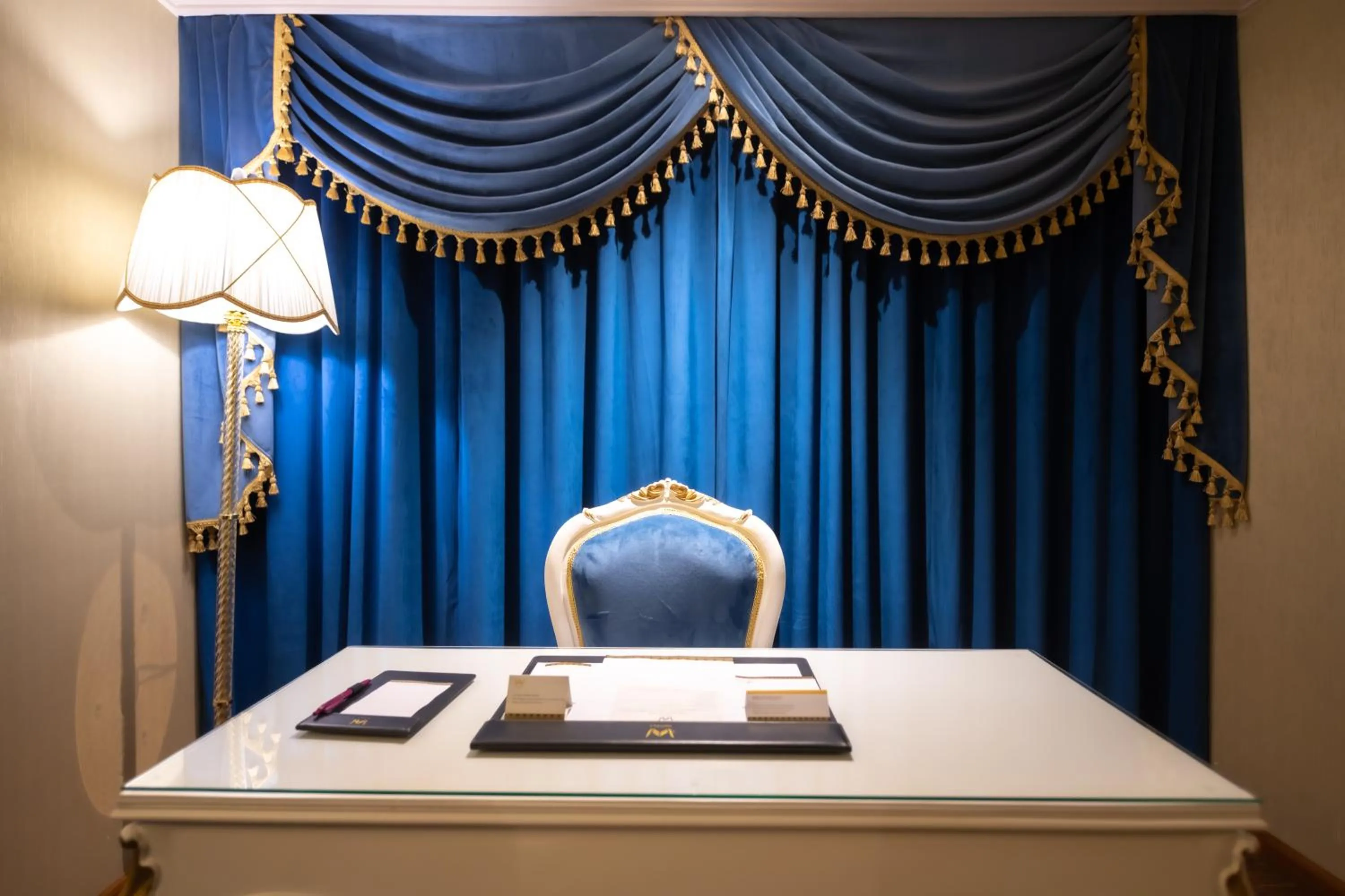 Seating area in WA Hotel