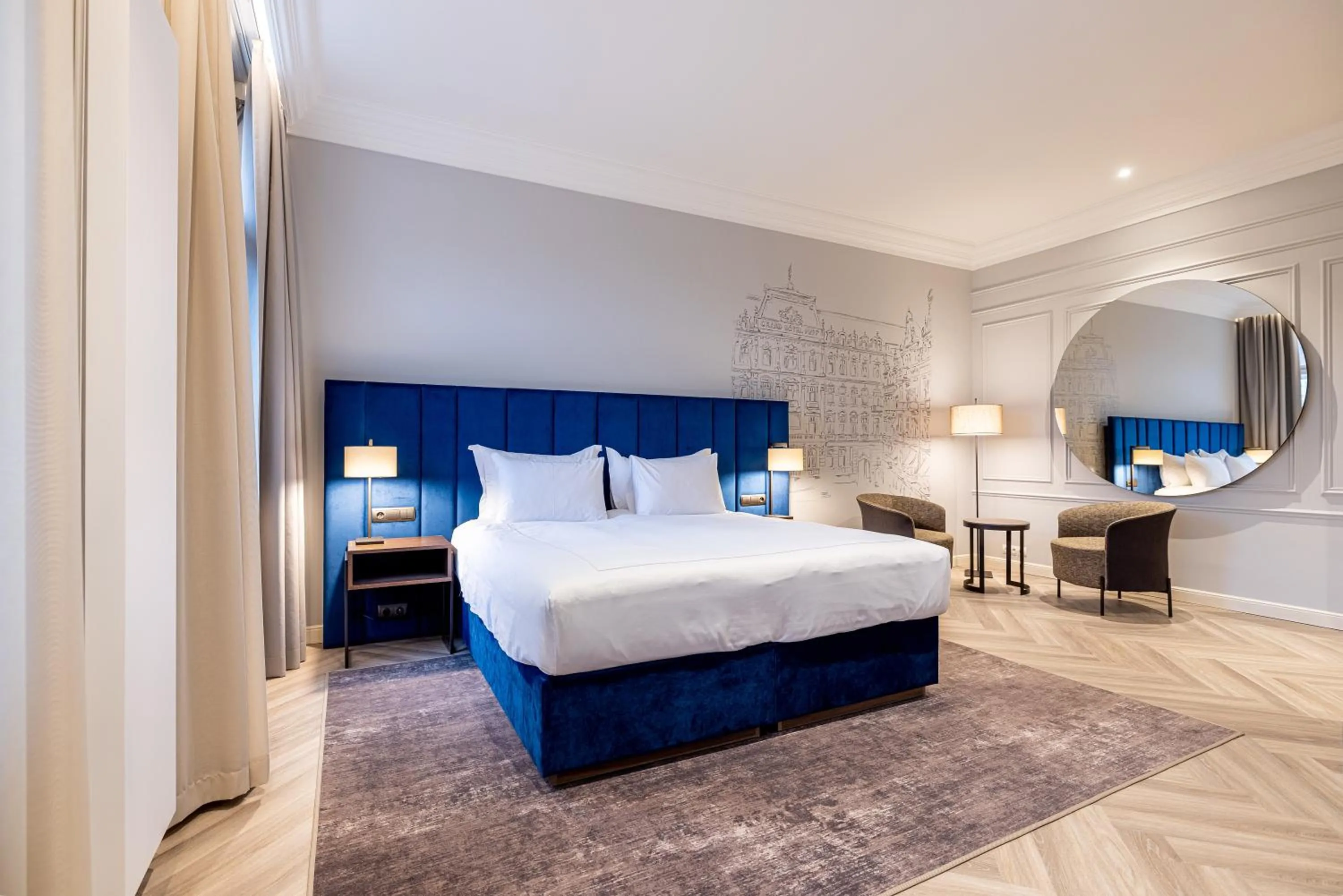 Bedroom, Bed in Grandhotel Pupp