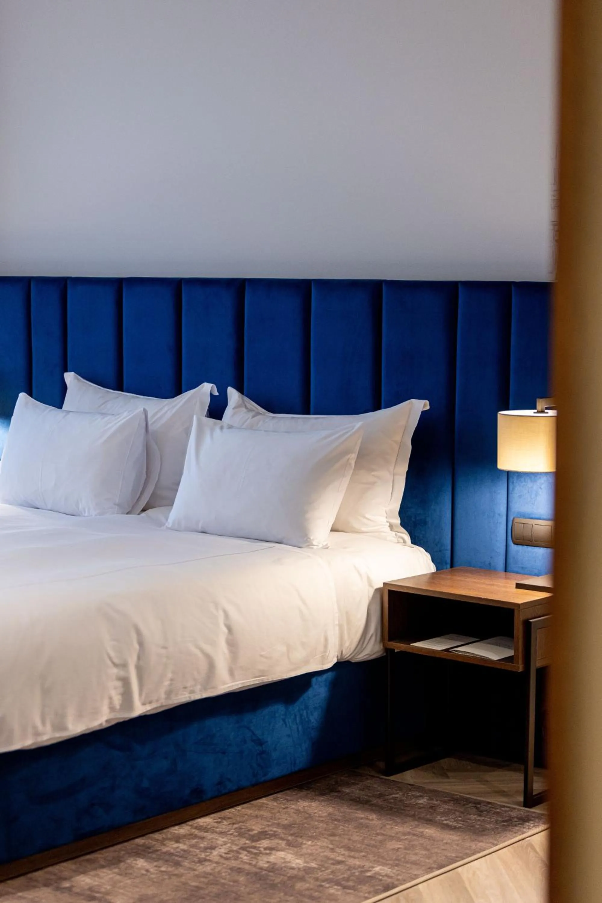 Bed in Grandhotel Pupp