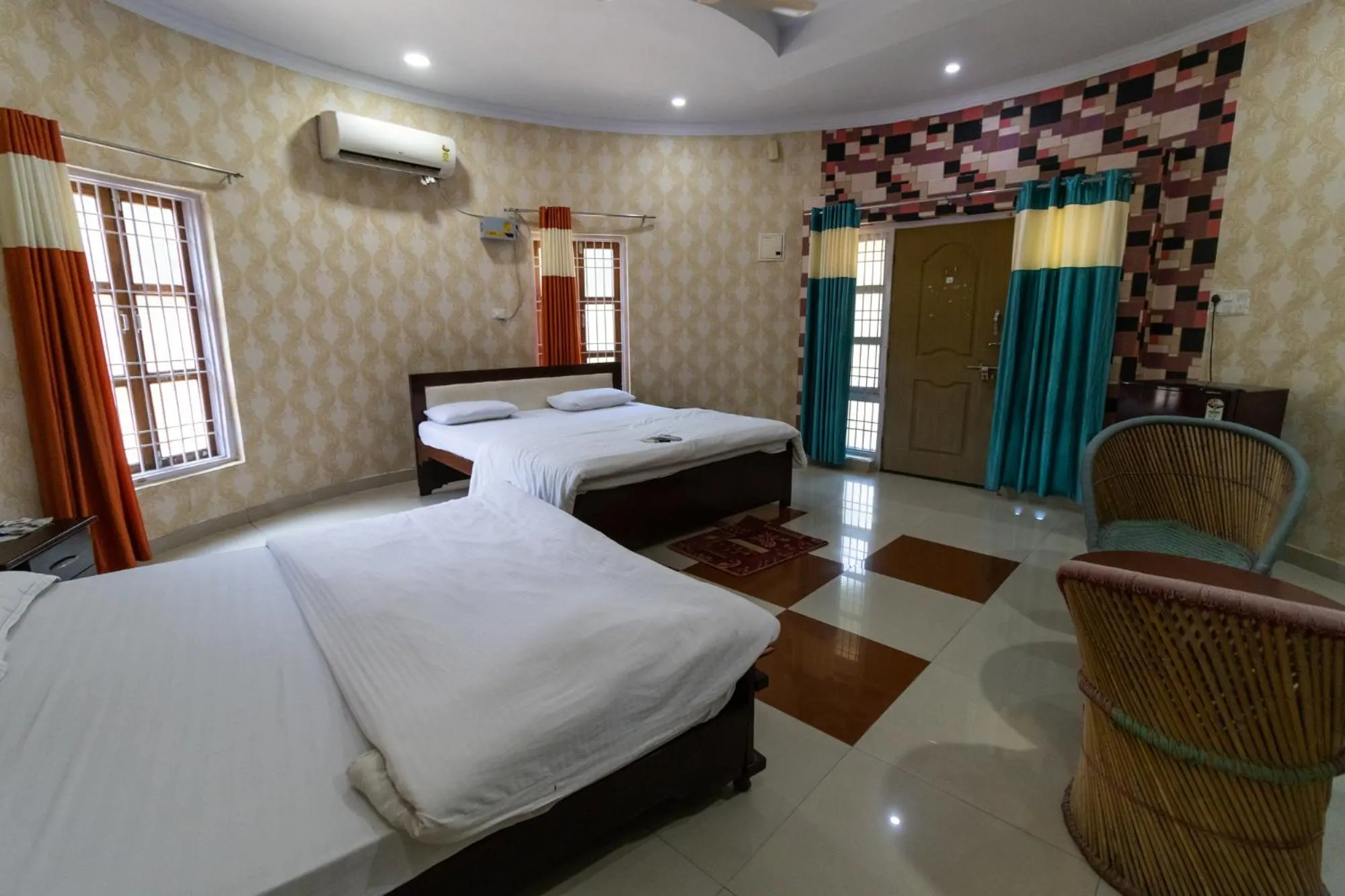 Photo of the whole room, Bed in Vrindavan Gopala Resort