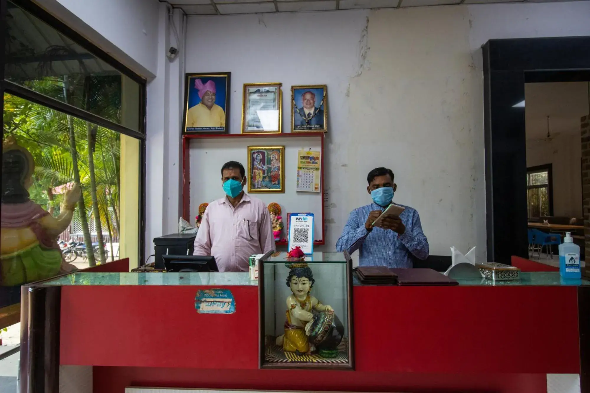 Lobby or reception in Vrindavan Gopala Resort Lobby or reception in Vrindavan Gopala Resort