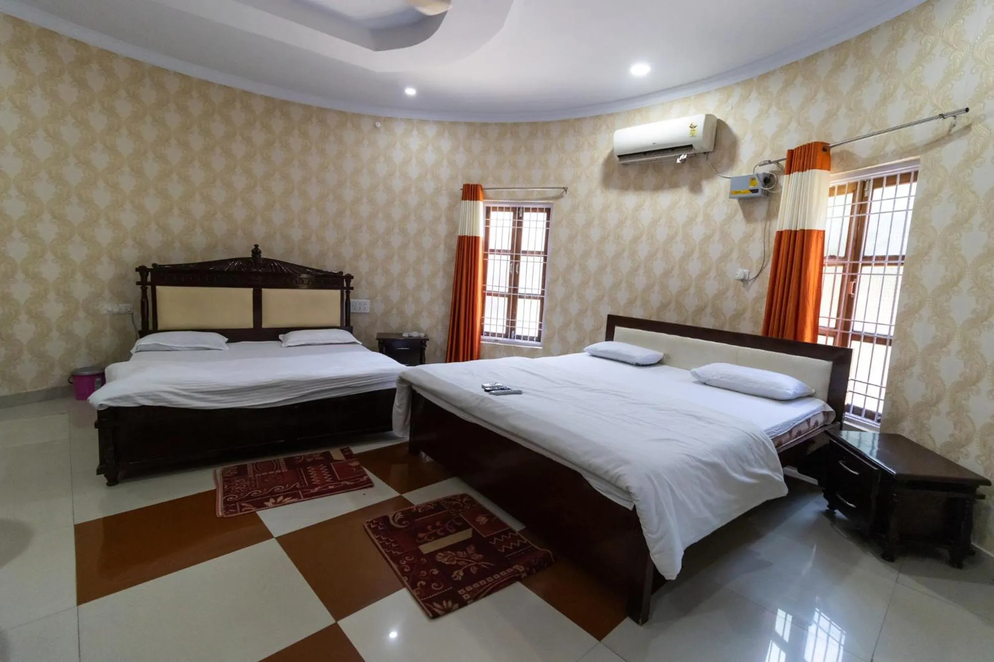 Photo of the whole room, Bed in Vrindavan Gopala Resort