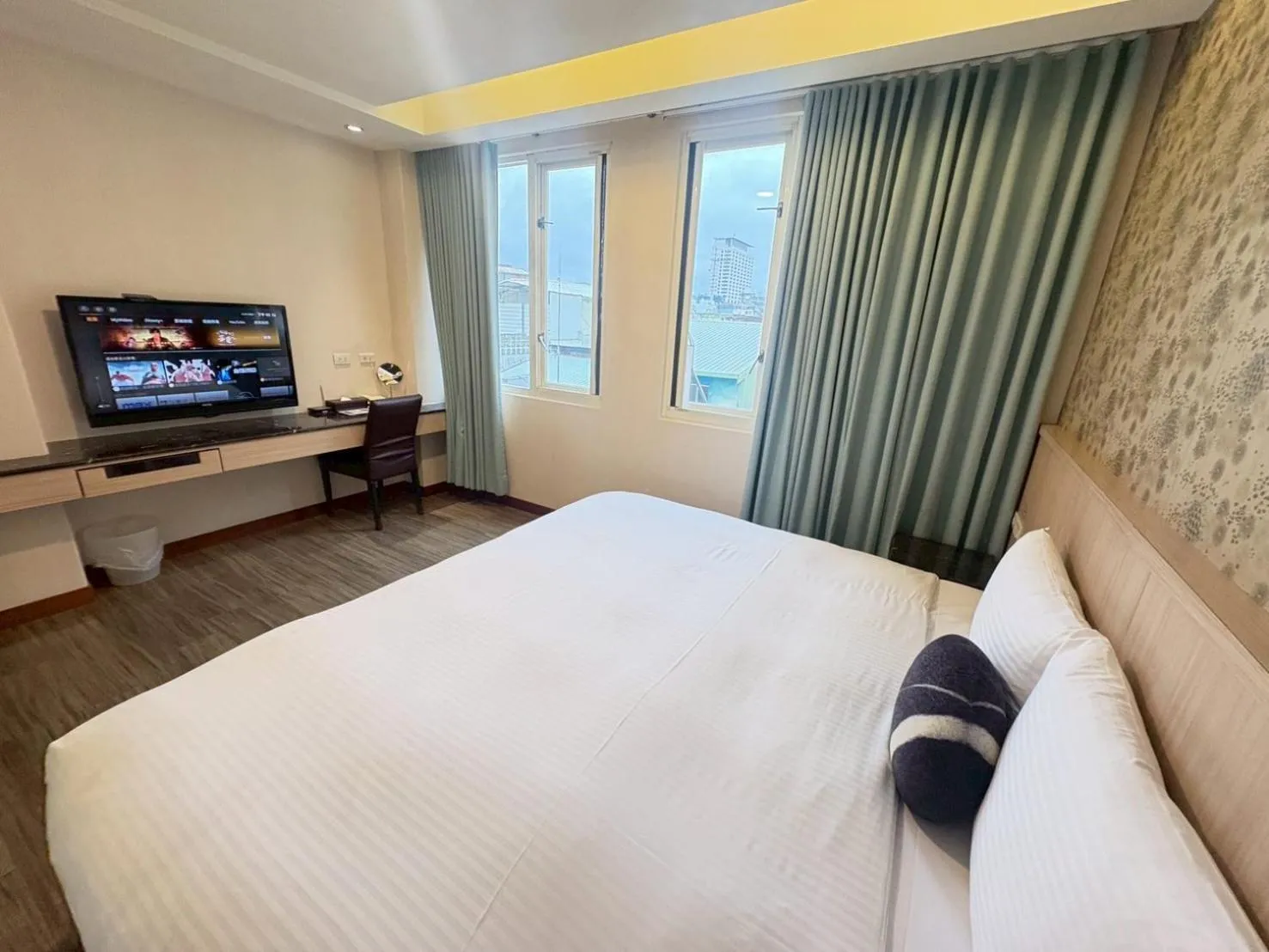 Bed in Tc慢旅花蓮館-近東大門夜市市中心