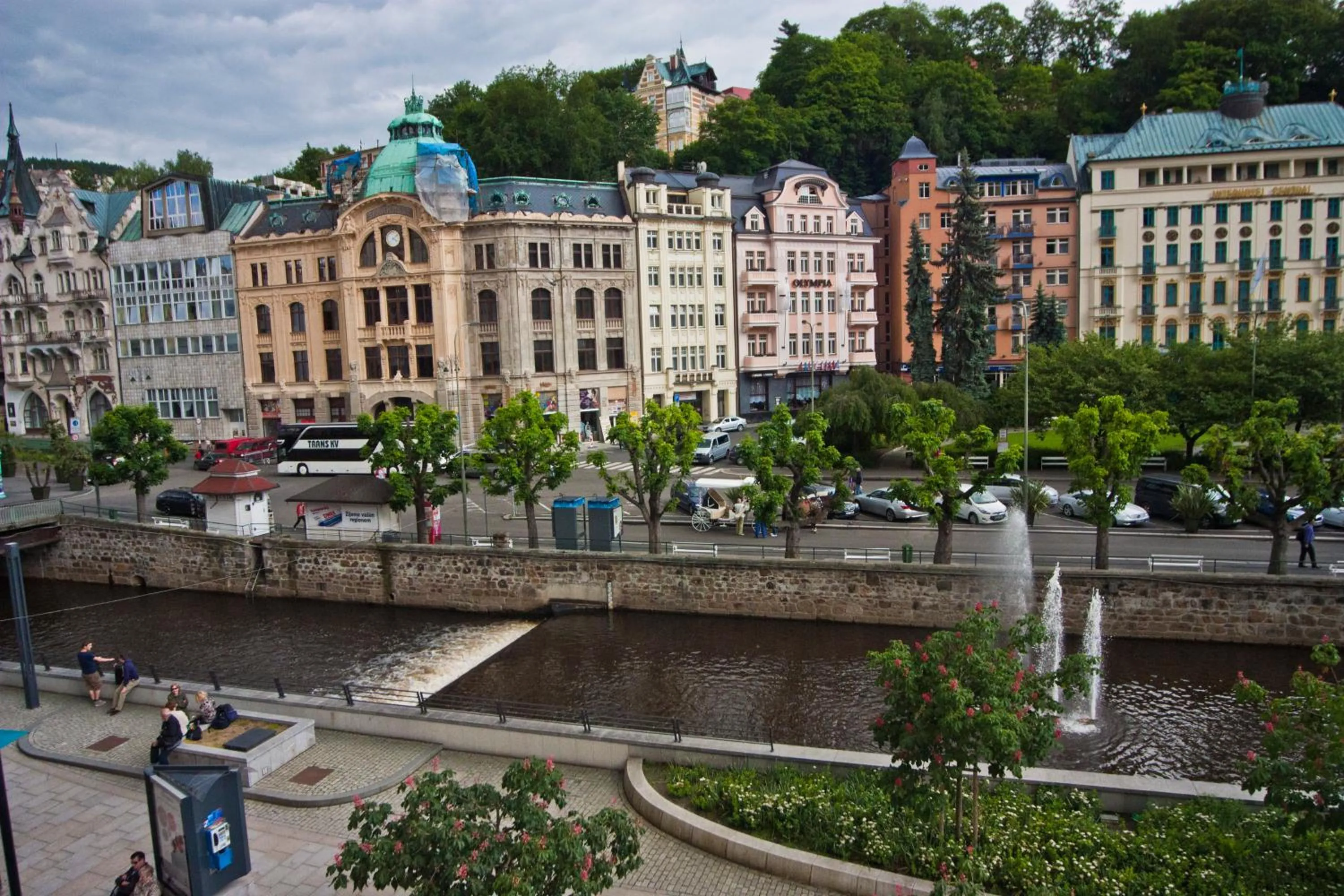 City view in EA Hotel Mozart