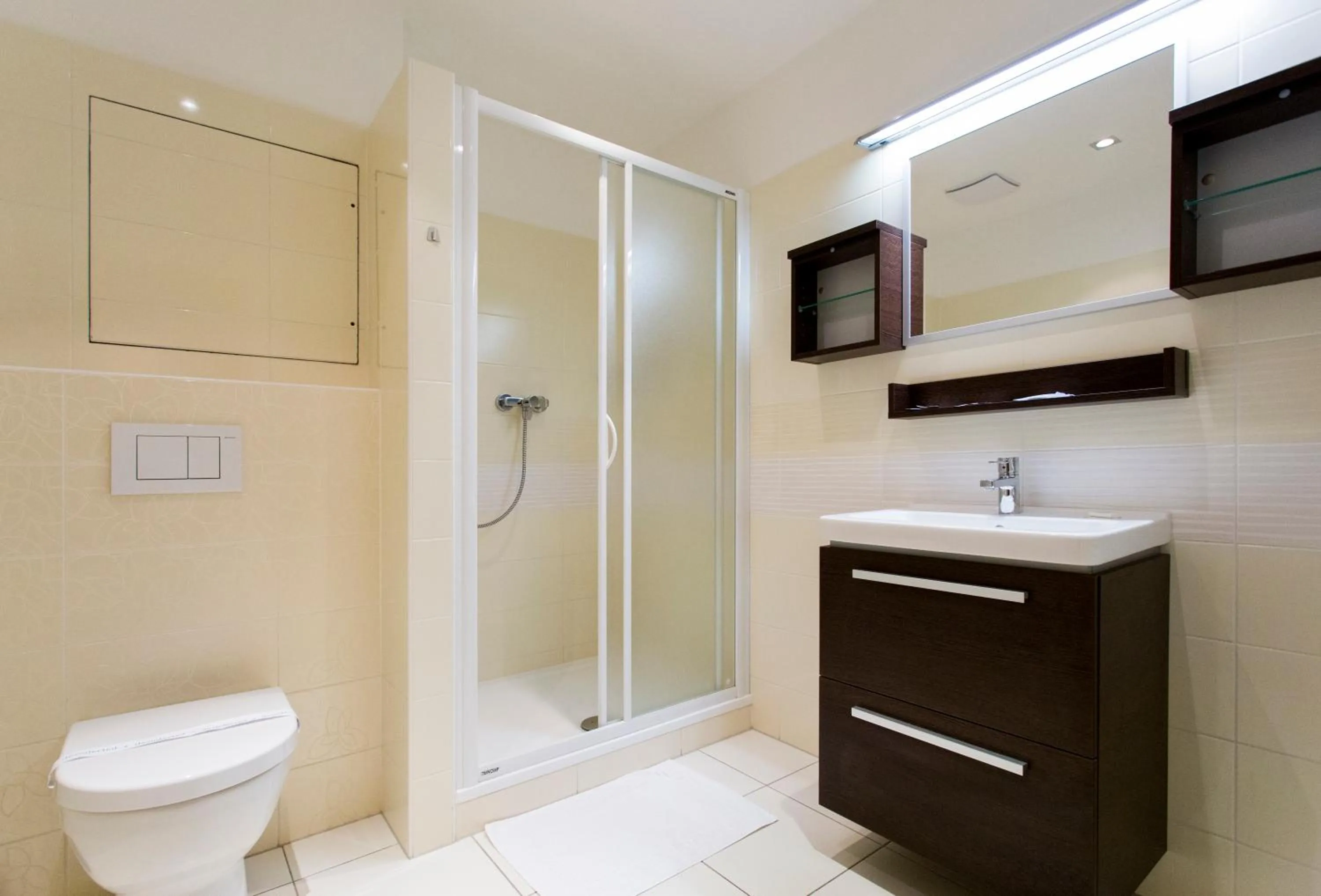 Shower in Hotel Gól garni