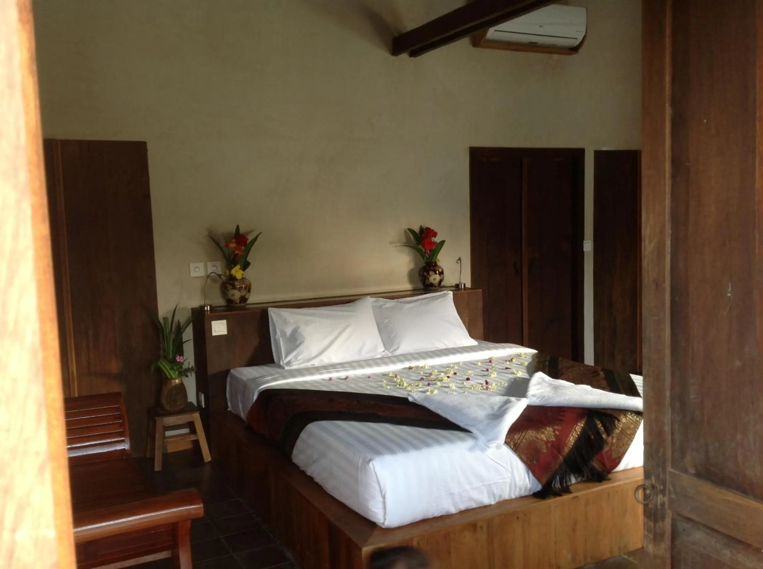 Bed in Angkor Rural Boutique Resort