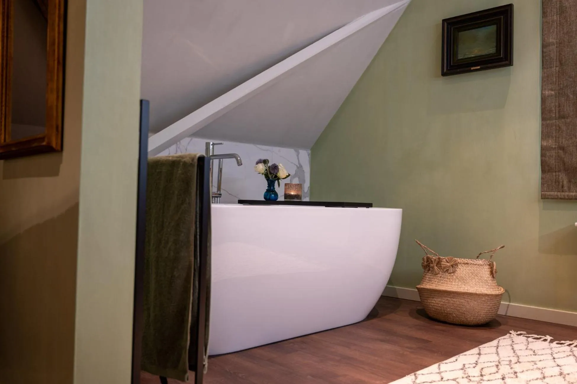 Bathroom, Bed in B&B l'histoire de l'éclair