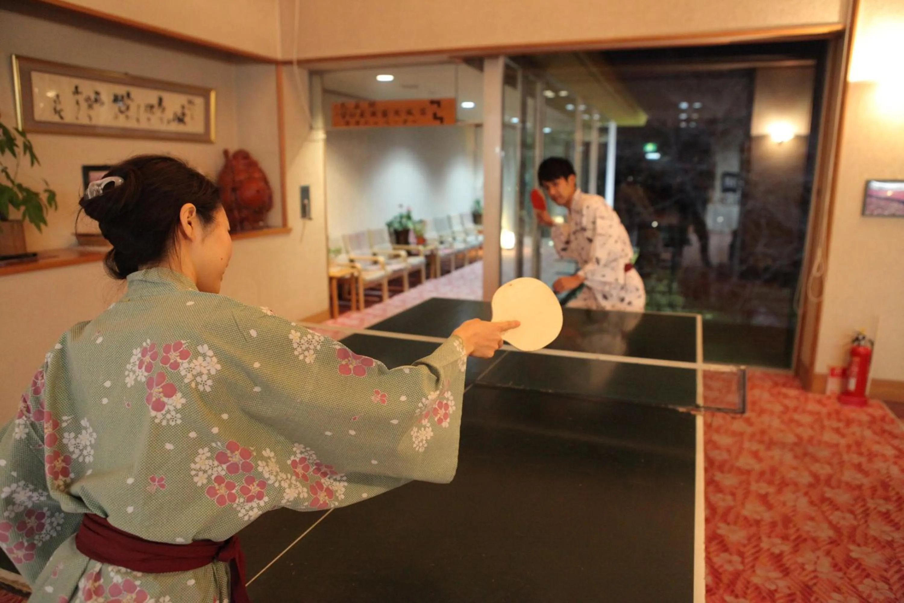 People in Hotel Kaminoyu Onsen