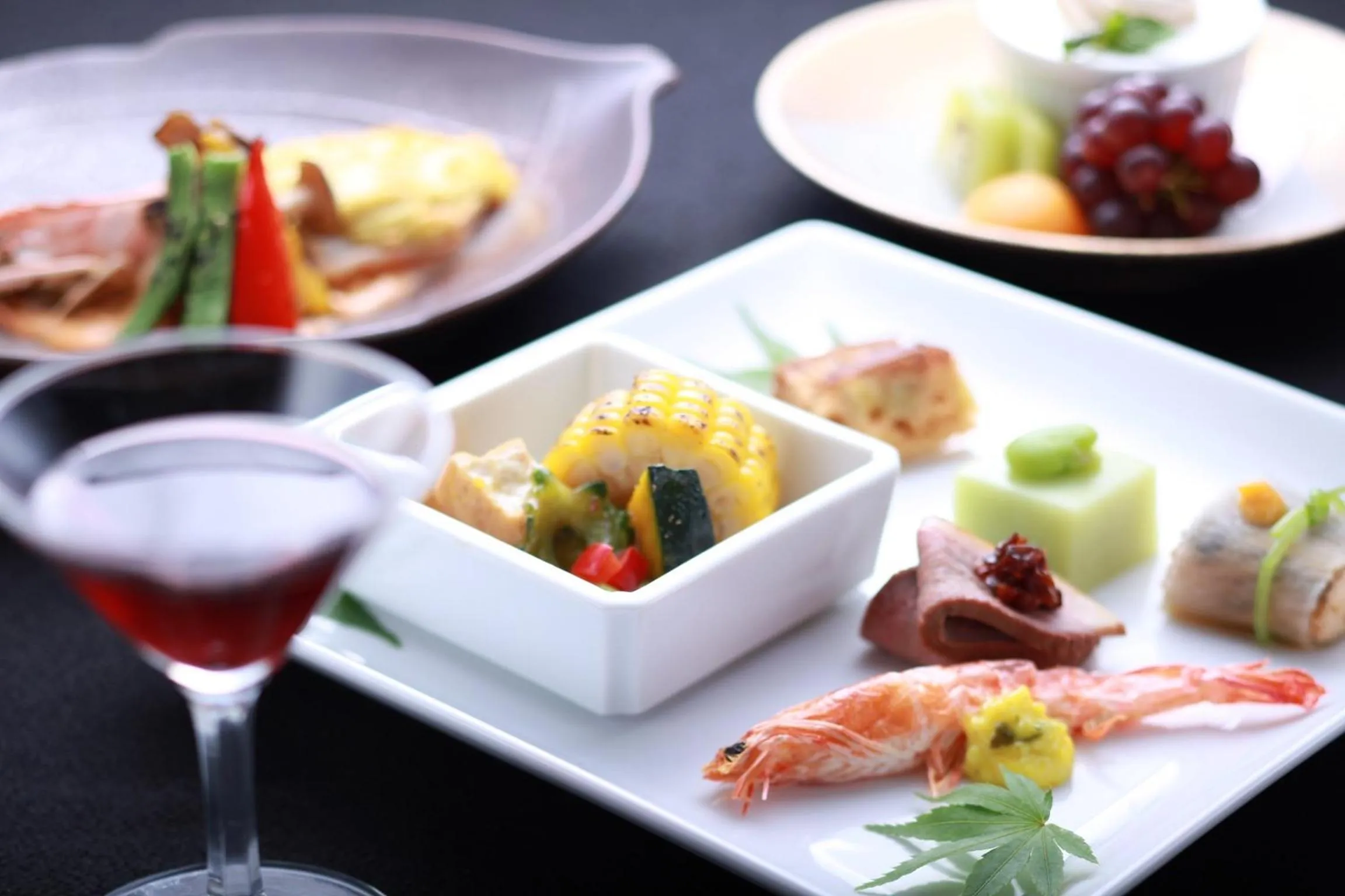 Food in Hotel Kaminoyu Onsen