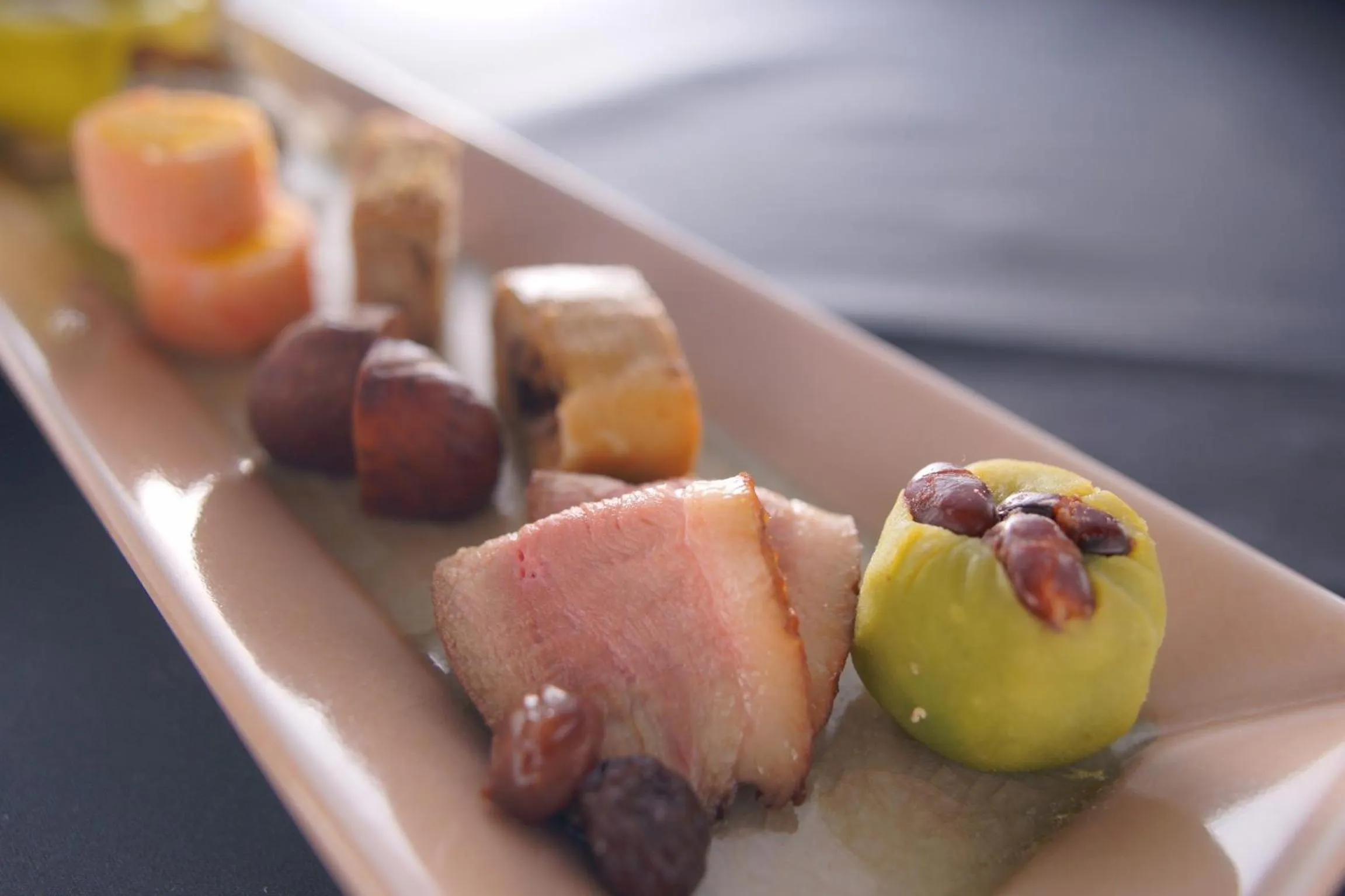 Food close-up in Hotel Kaminoyu Onsen