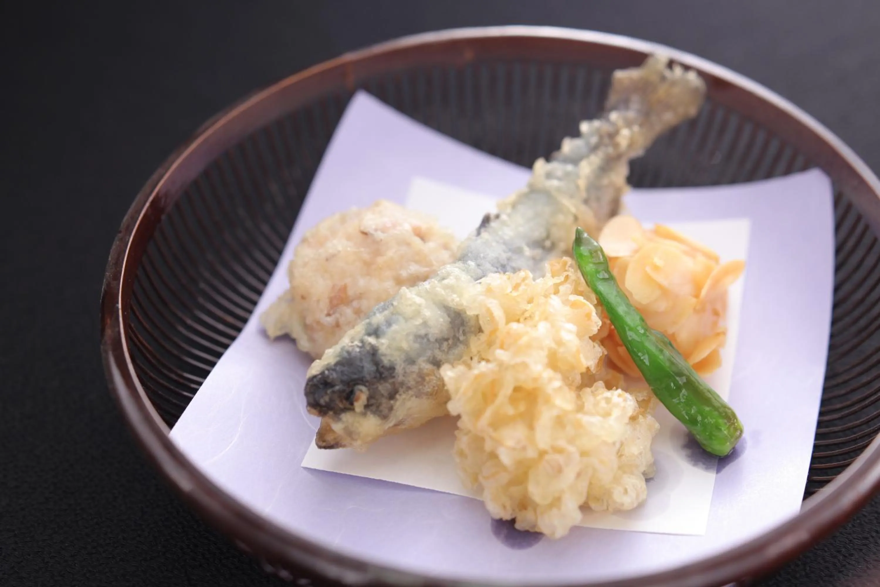 Food close-up in Hotel Kaminoyu Onsen