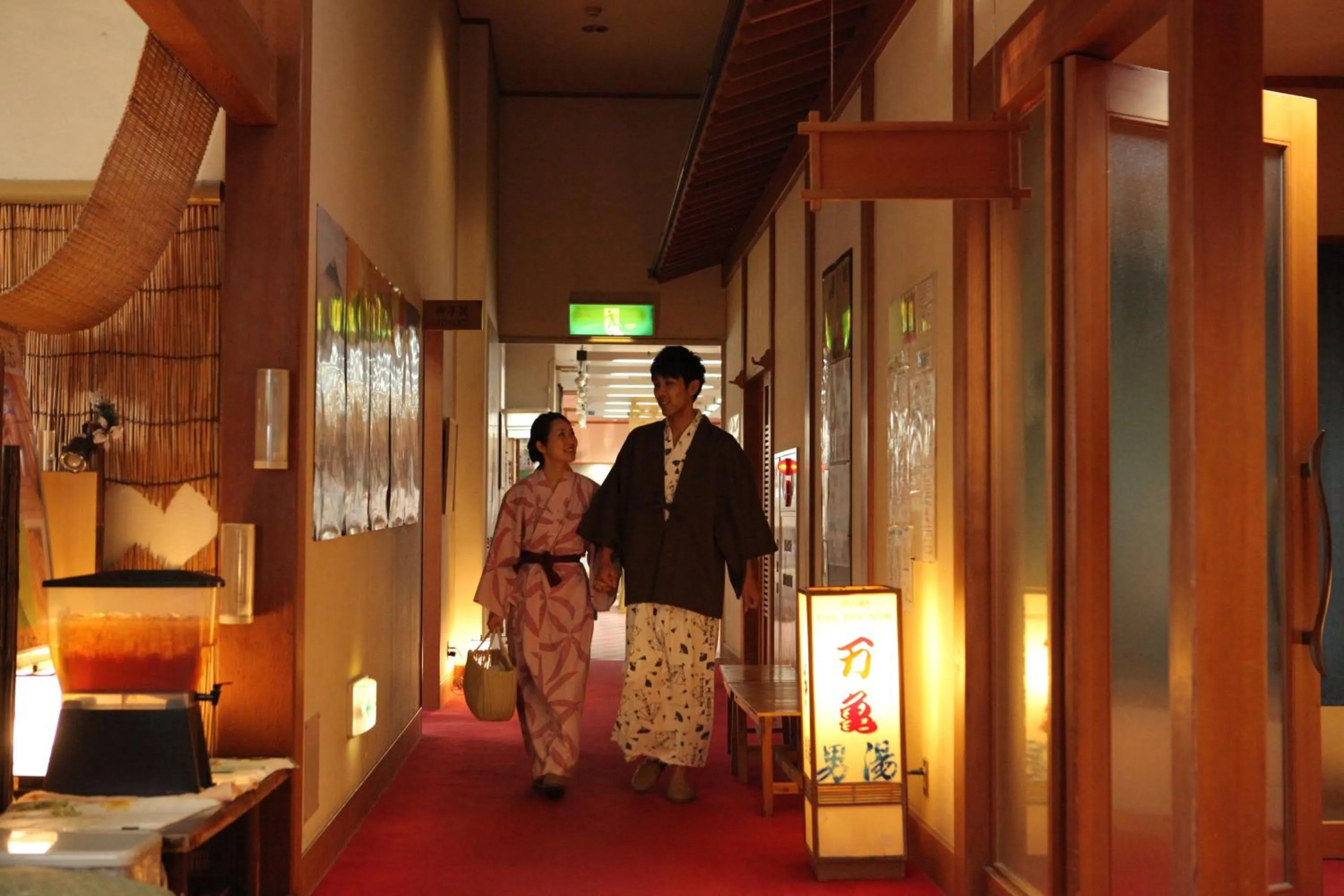 People in Hotel Kaminoyu Onsen