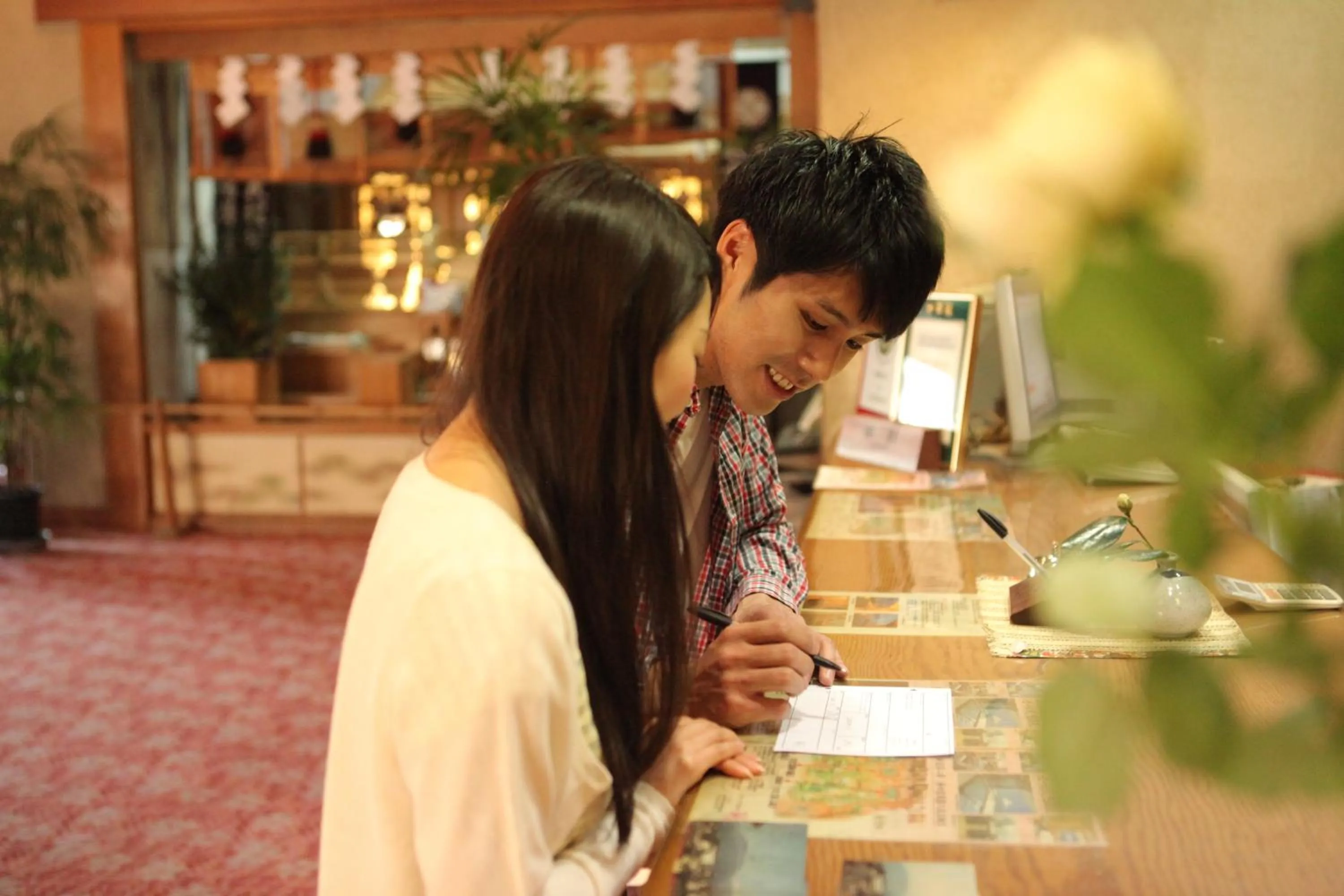 People in Hotel Kaminoyu Onsen