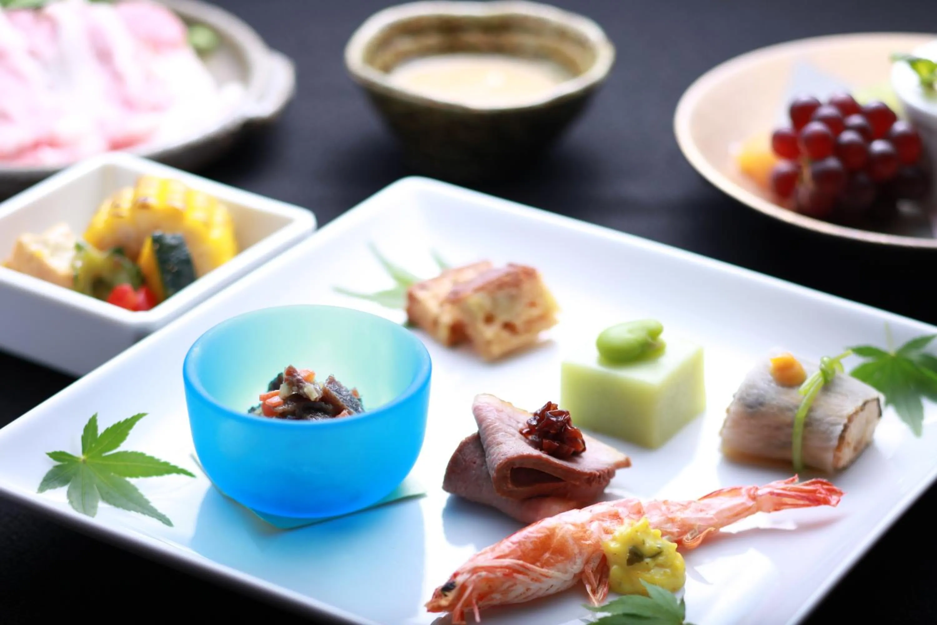 Food close-up in Hotel Kaminoyu Onsen