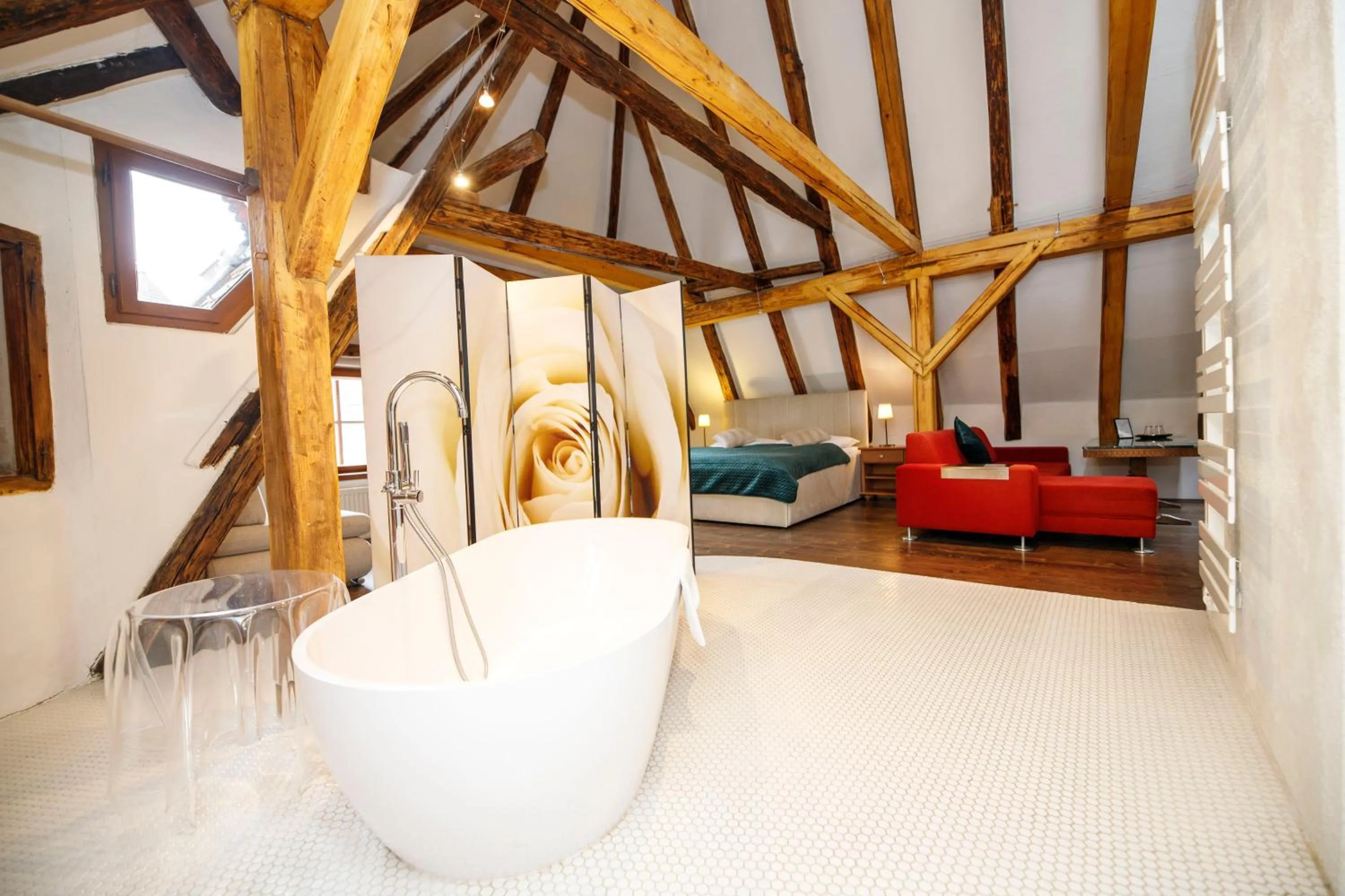 Bed in Hotel Svambersky dum