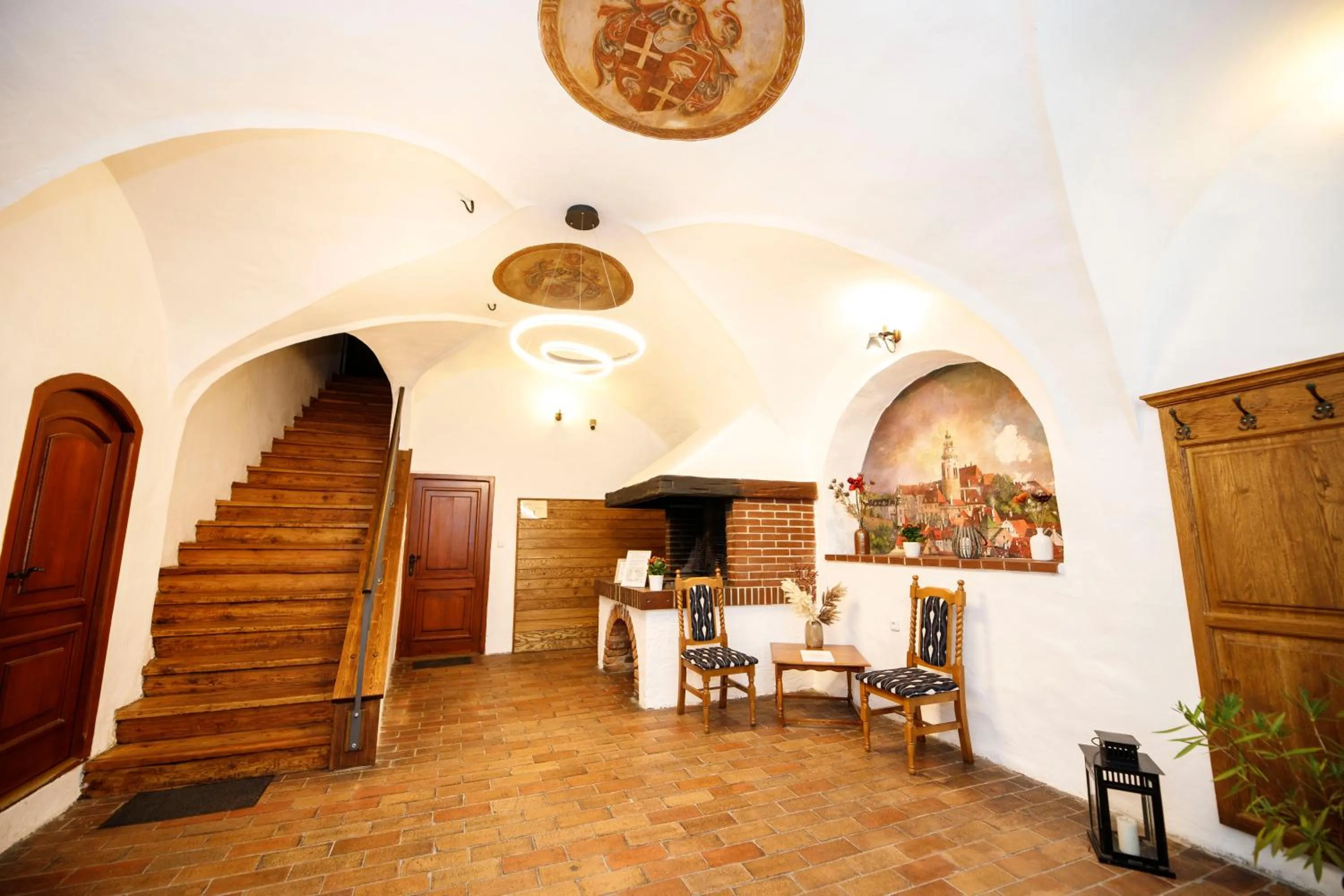 Lobby or reception in Hotel Svambersky dum