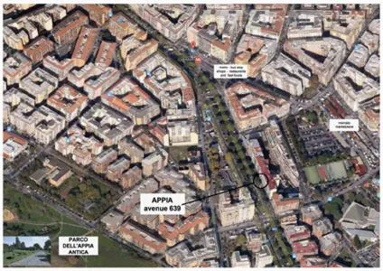 Bird's eye view in Appia Avenue 639