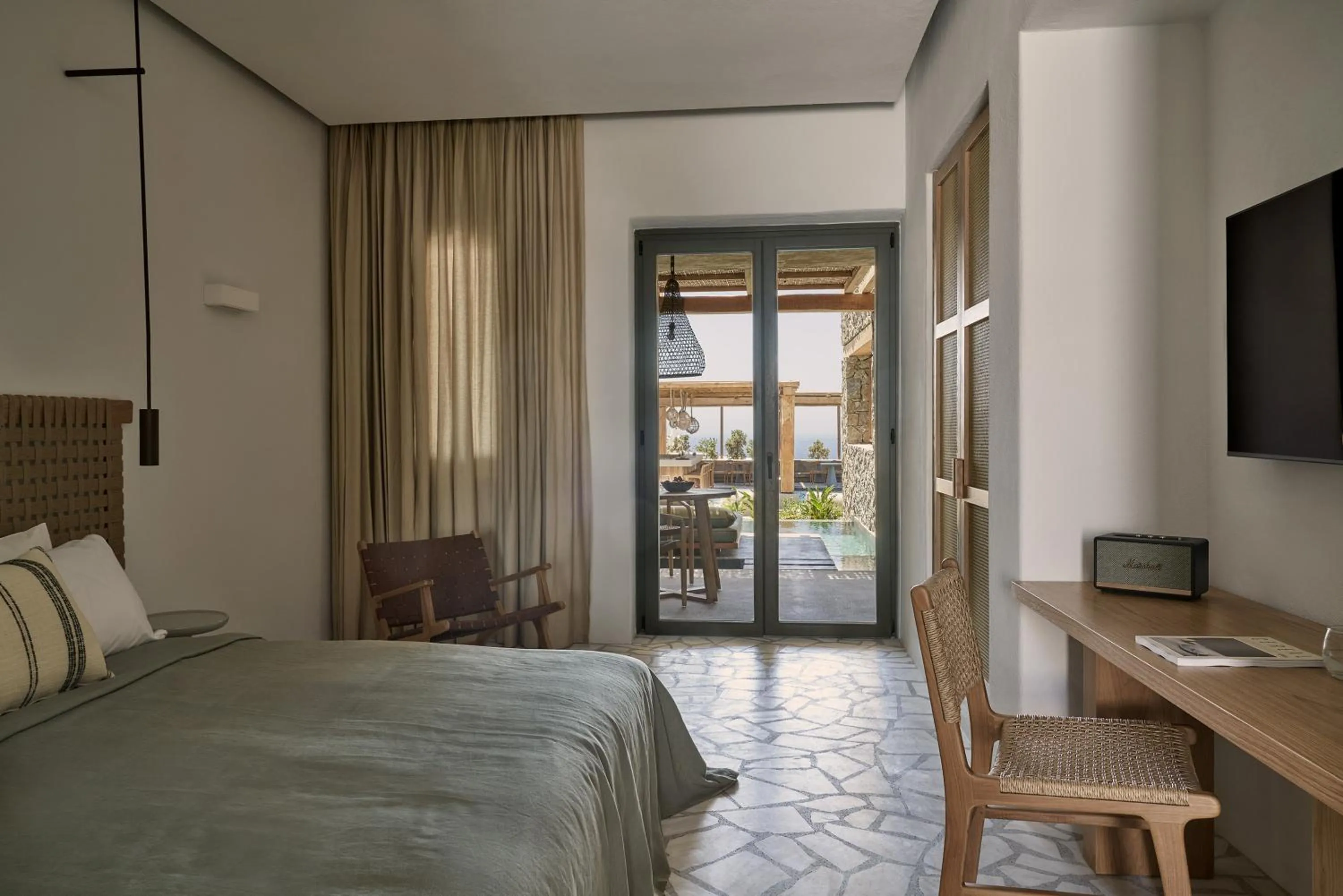 Bed in Archipelagos All Suites