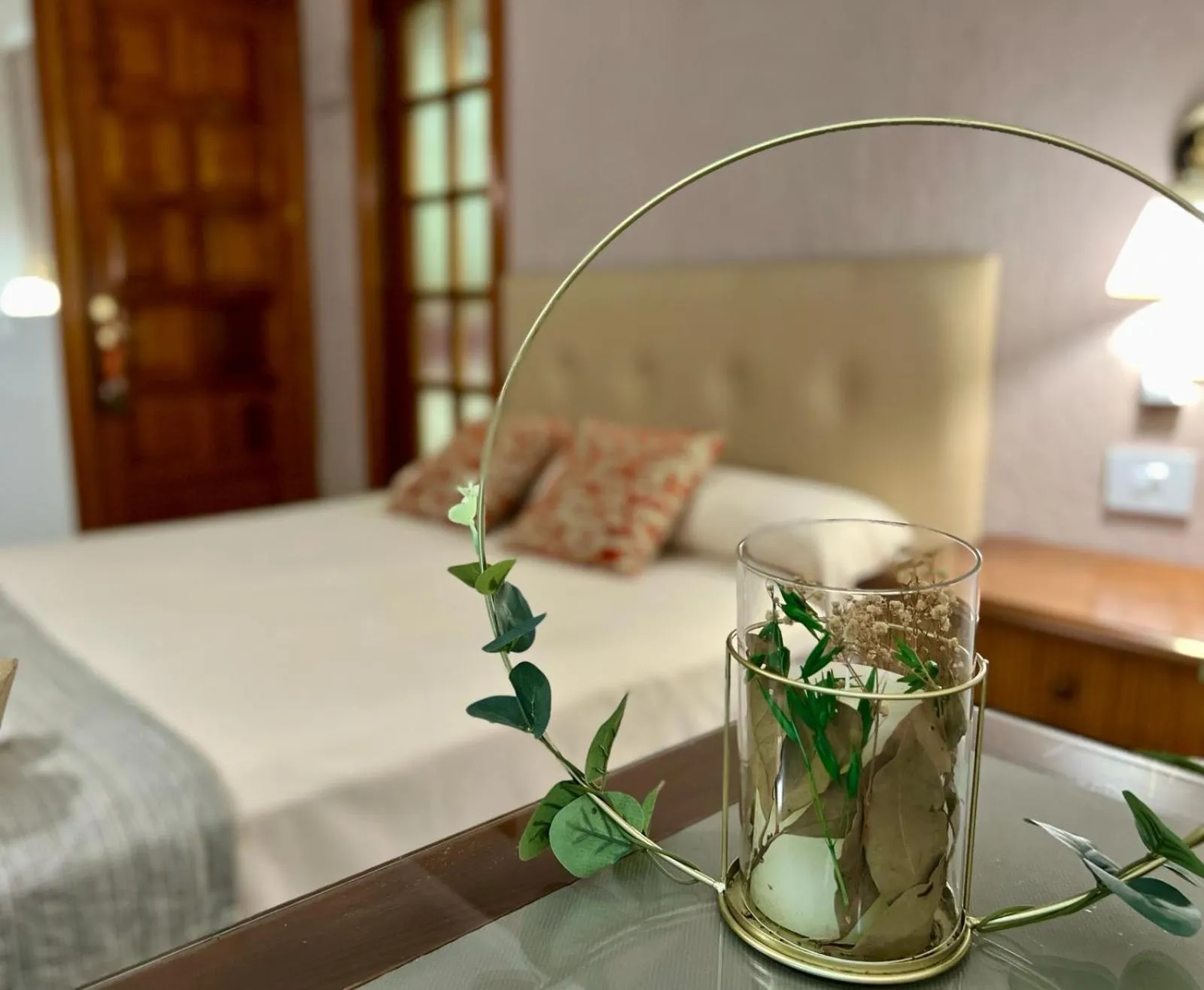 Decorative detail, Bed in Hotel Atlántico Centro