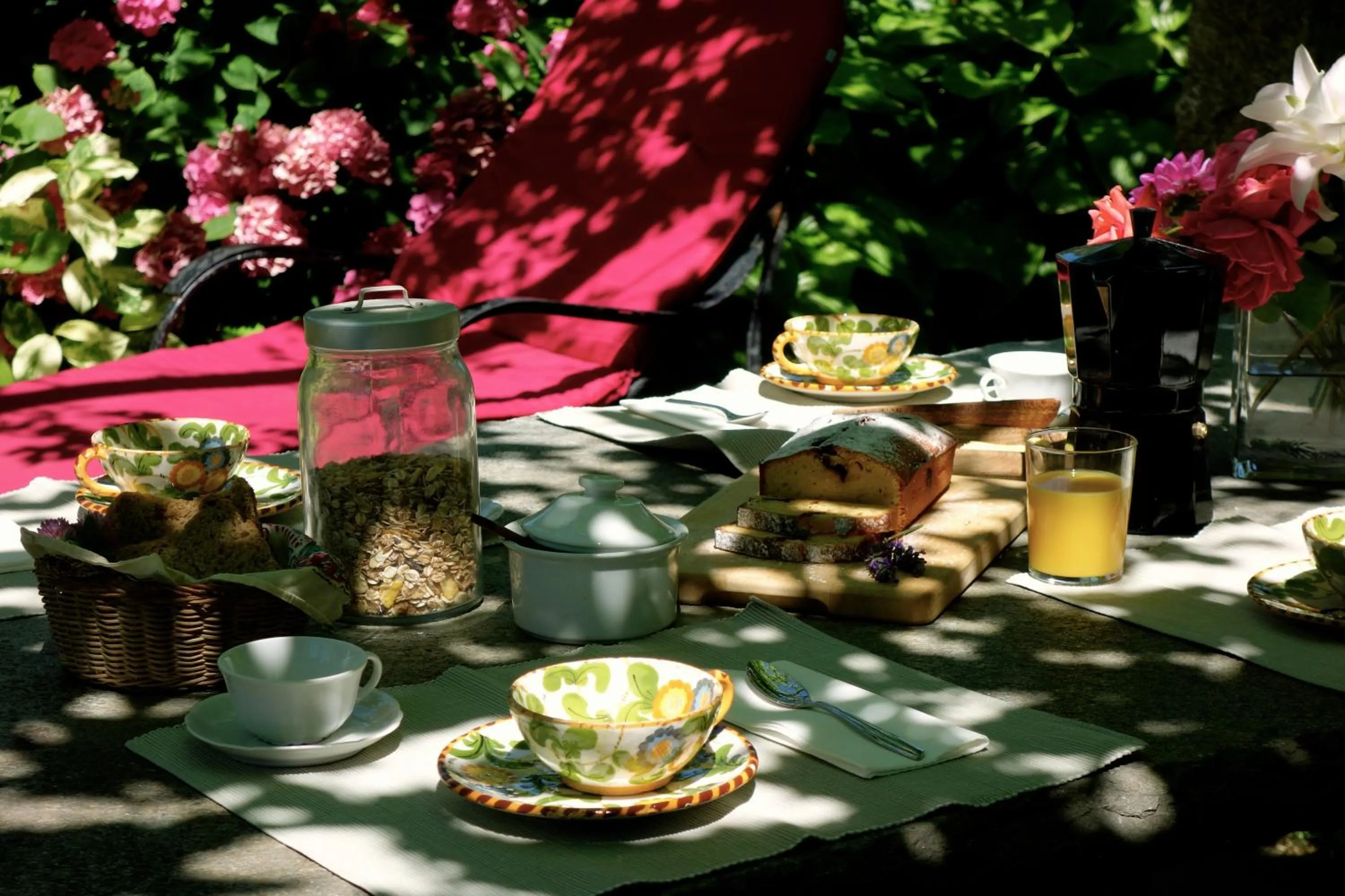 Garden in Bed & Breakfast Uvablu