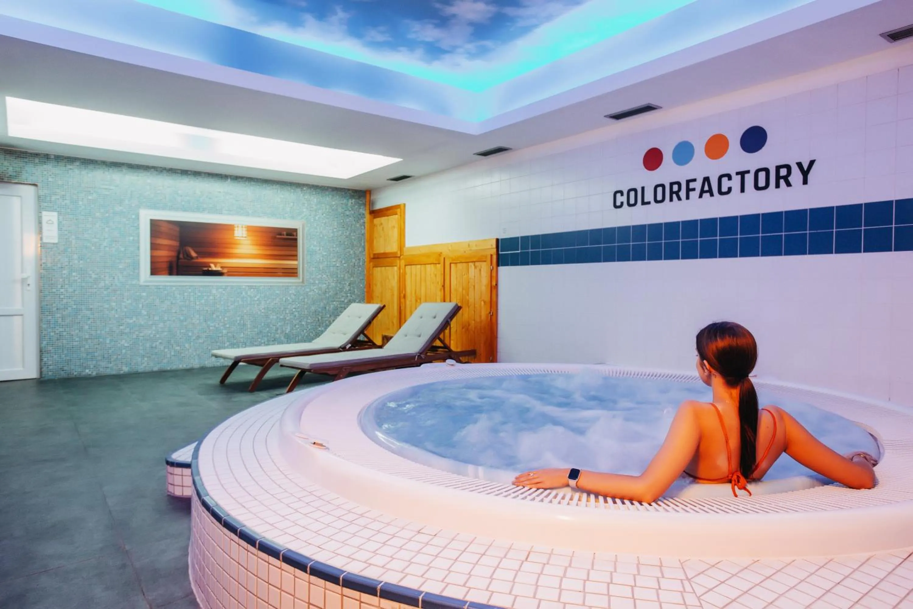 Hot Tub in COLORFACTORY SPA Hotel - Czech Leading Hotels
