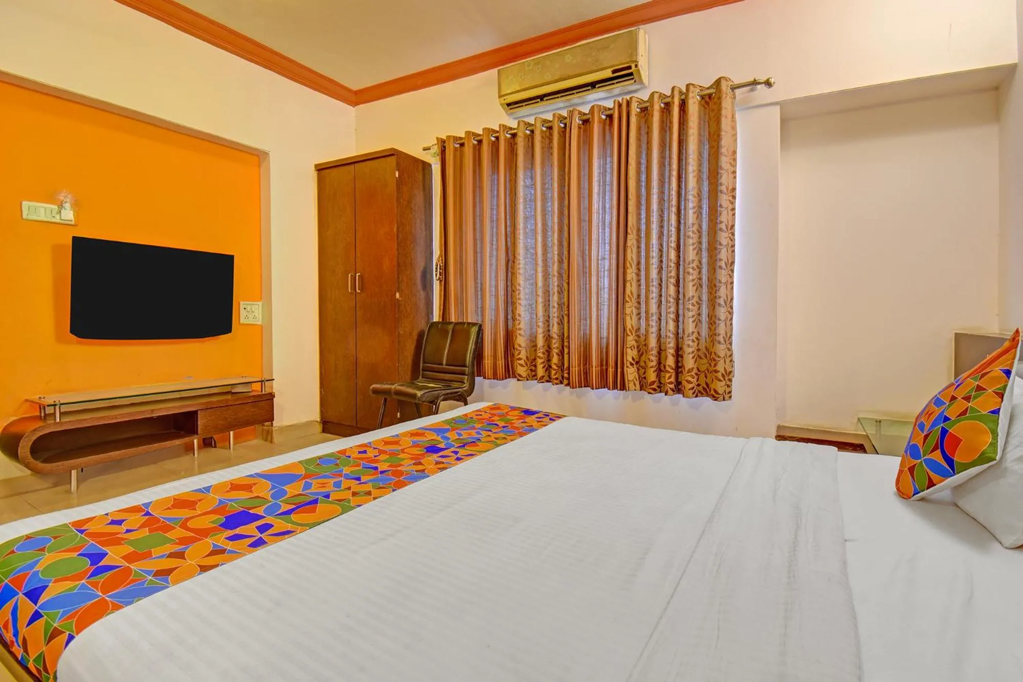 Bed in FabHotel Ajinkya Executive