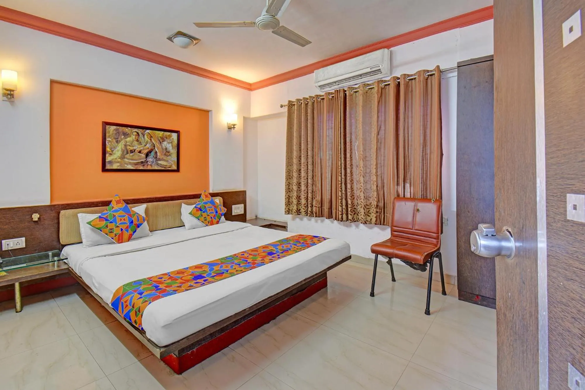 Bed in FabHotel Ajinkya Executive