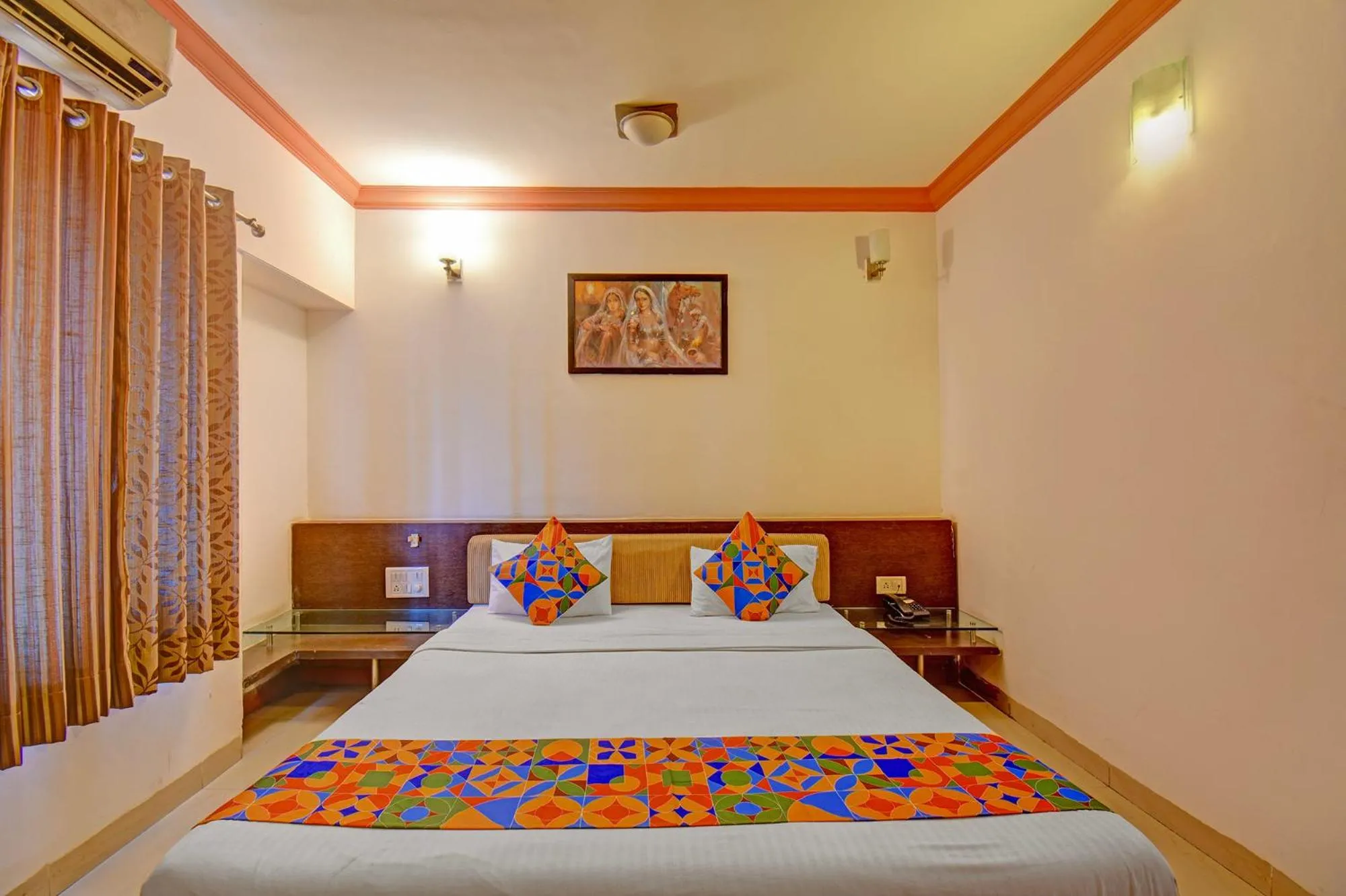 Bed in FabHotel Ajinkya Executive
