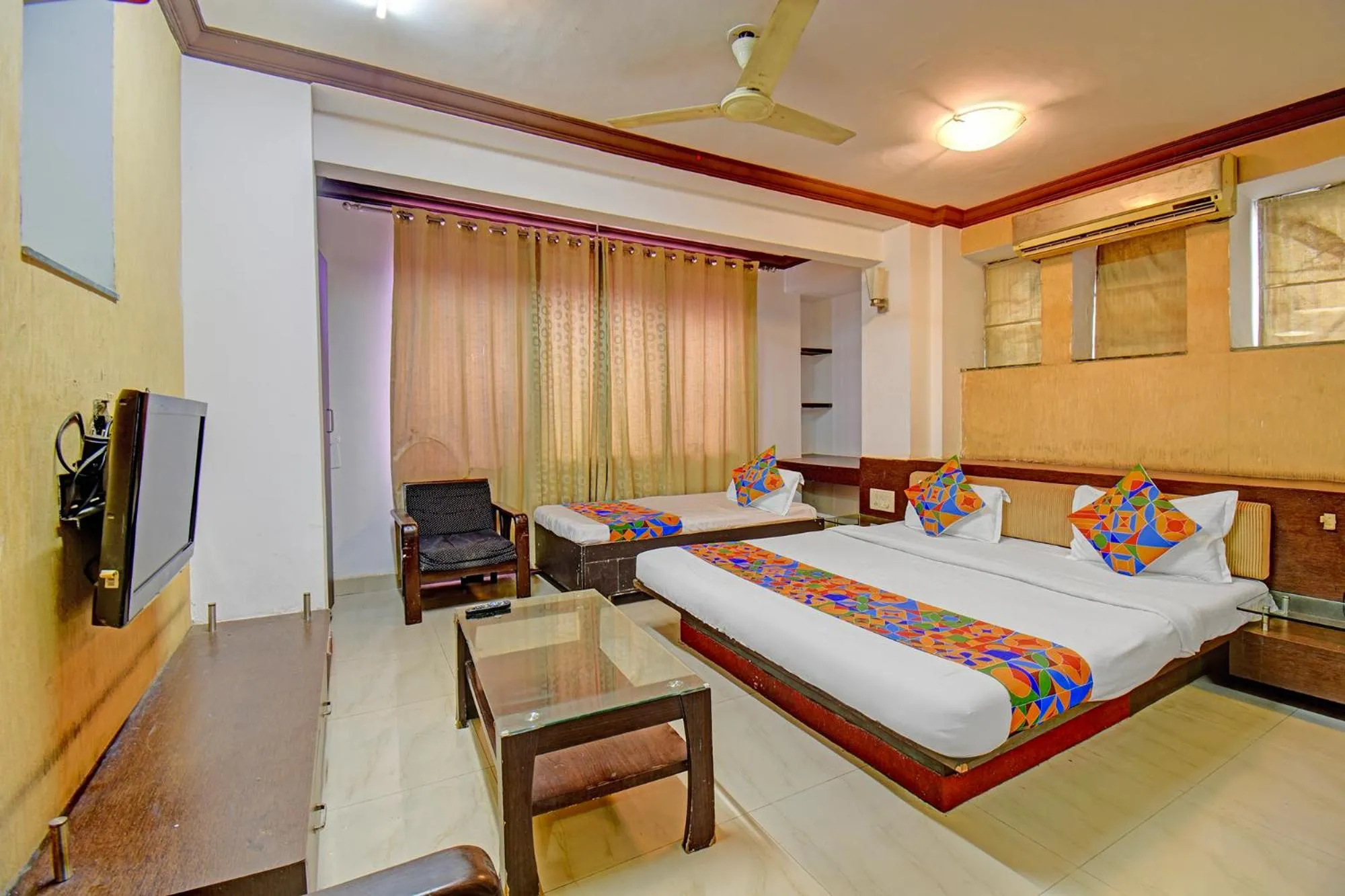 Bed in FabHotel Ajinkya Executive