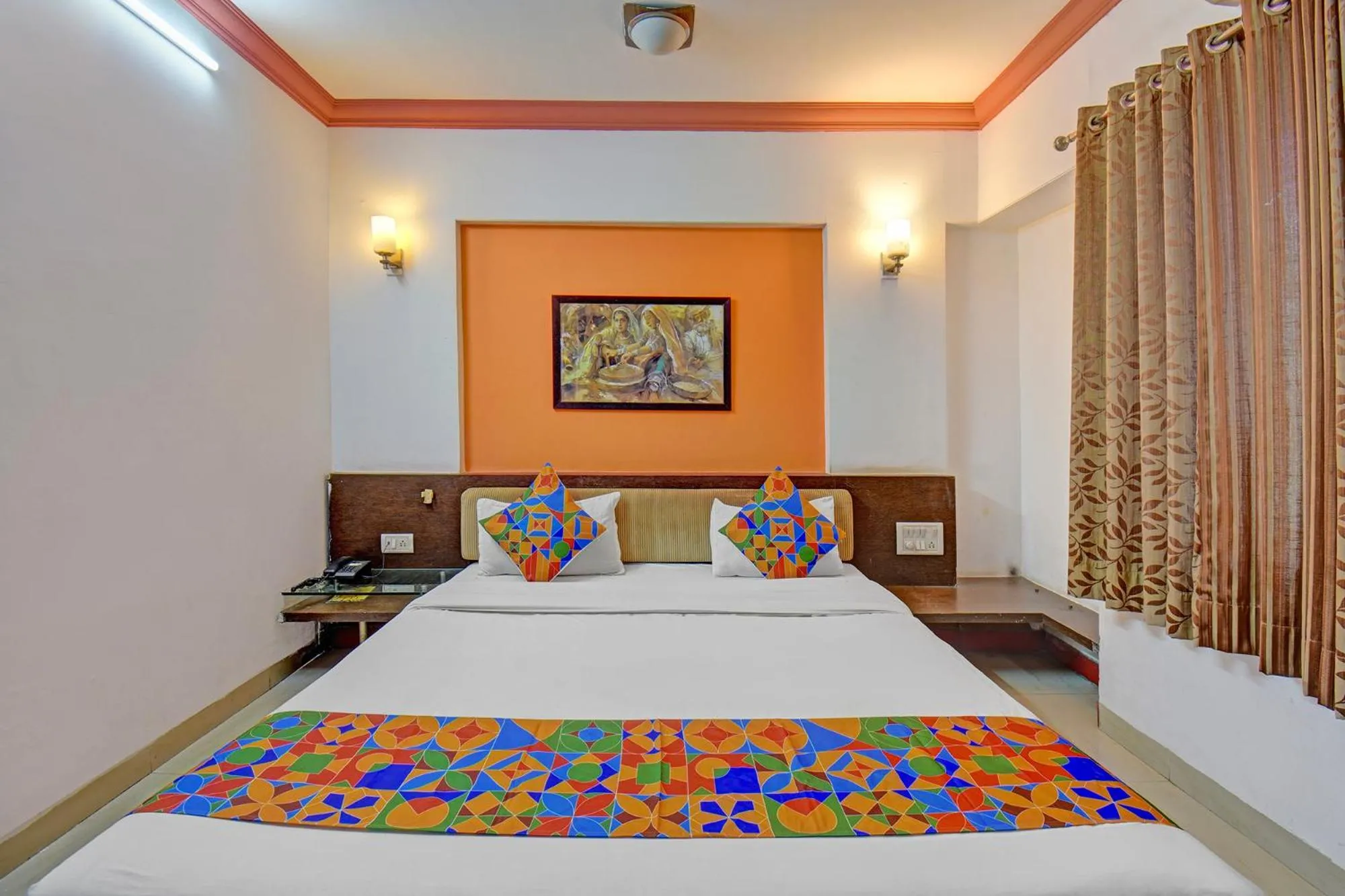 Bed in FabHotel Ajinkya Executive