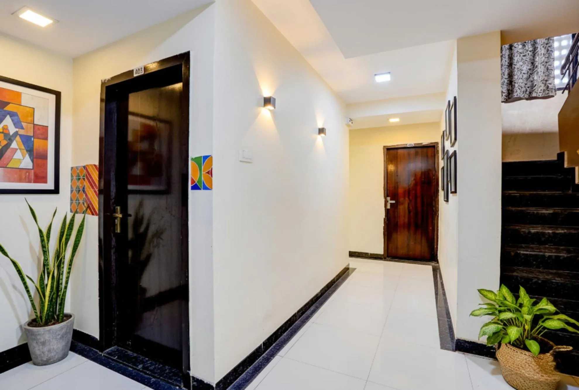 Lobby or reception in FabHotel Chetan Executive