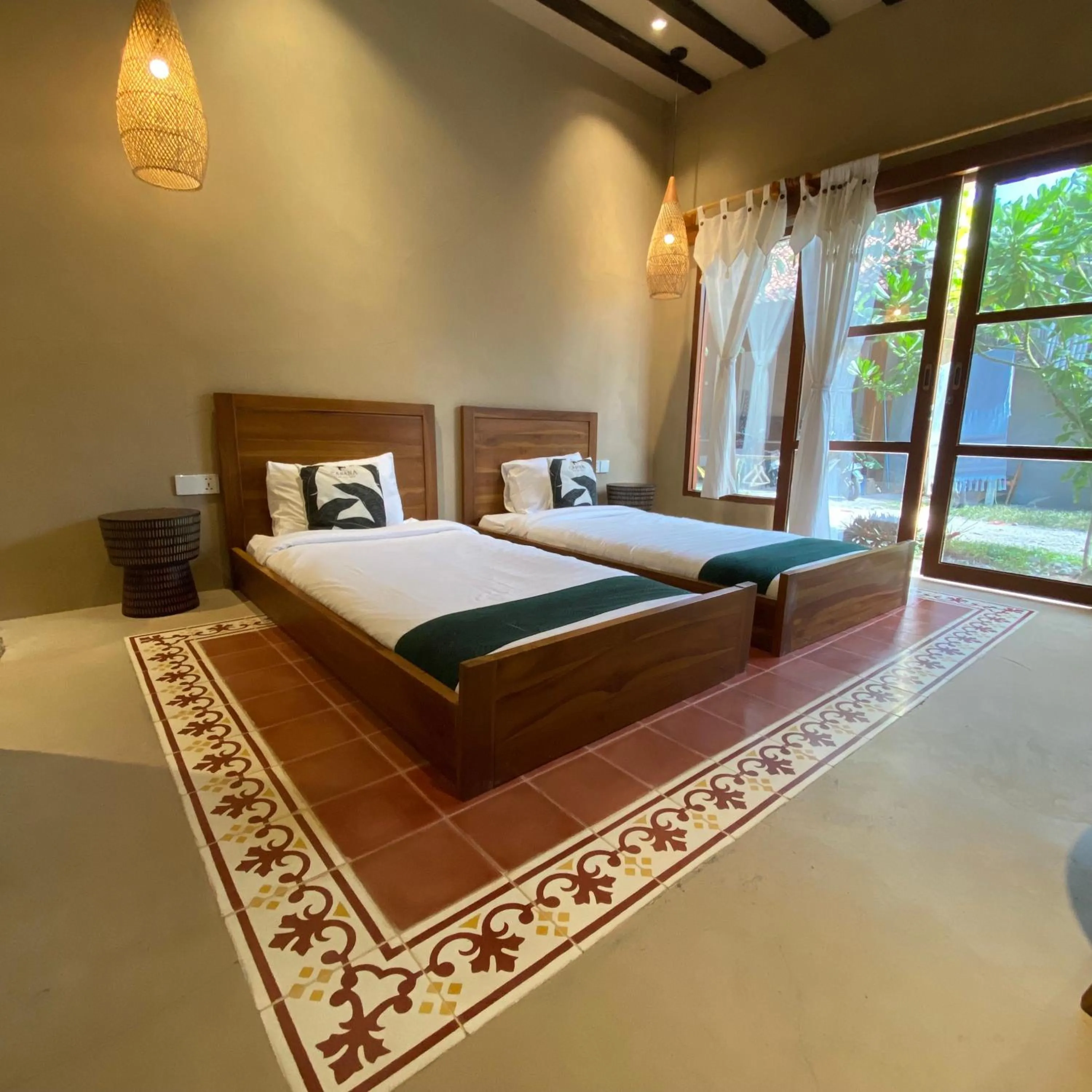 Bed in Cabana Surf and Stay