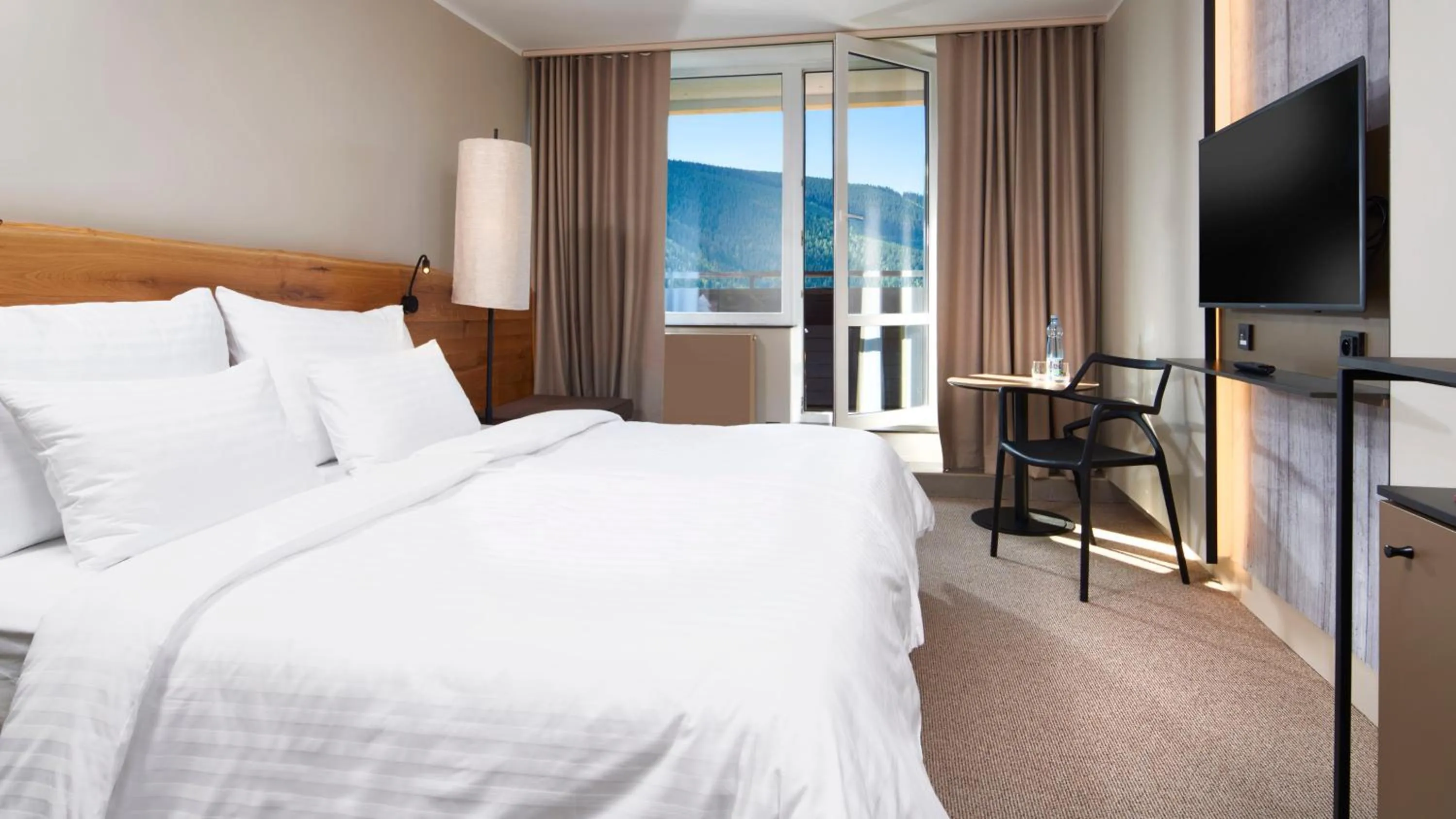 Bedroom, Bed in OREA Resort Horal Špindlerův Mlýn