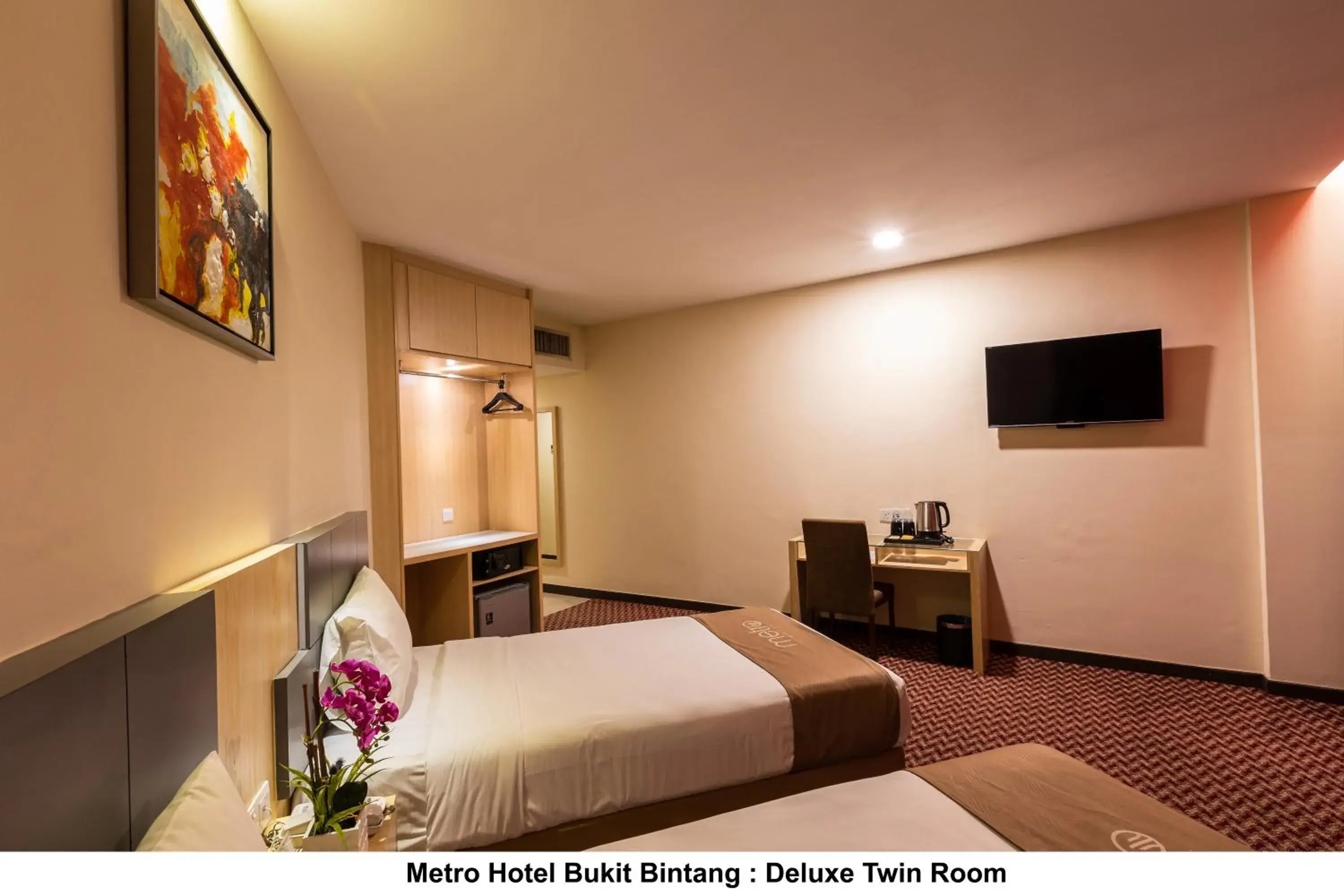 Bed in Metro Hotel Bukit Bintang Bed in Metro Hotel Bukit Bintang