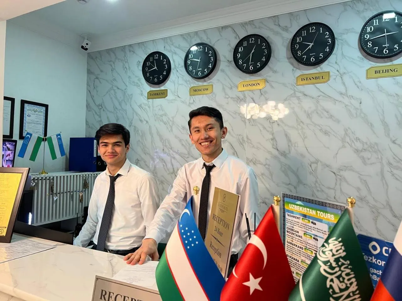 Staff in South Hotel Tashkent