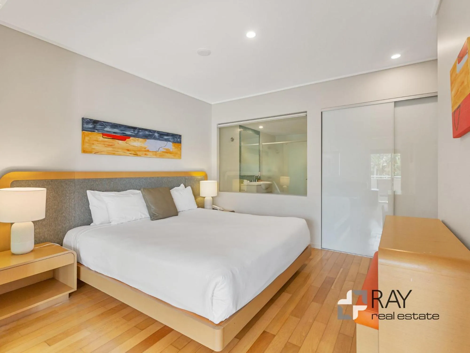 Bedroom, Bed in The Sand Resort Kingscliff - Holiday Management Co.