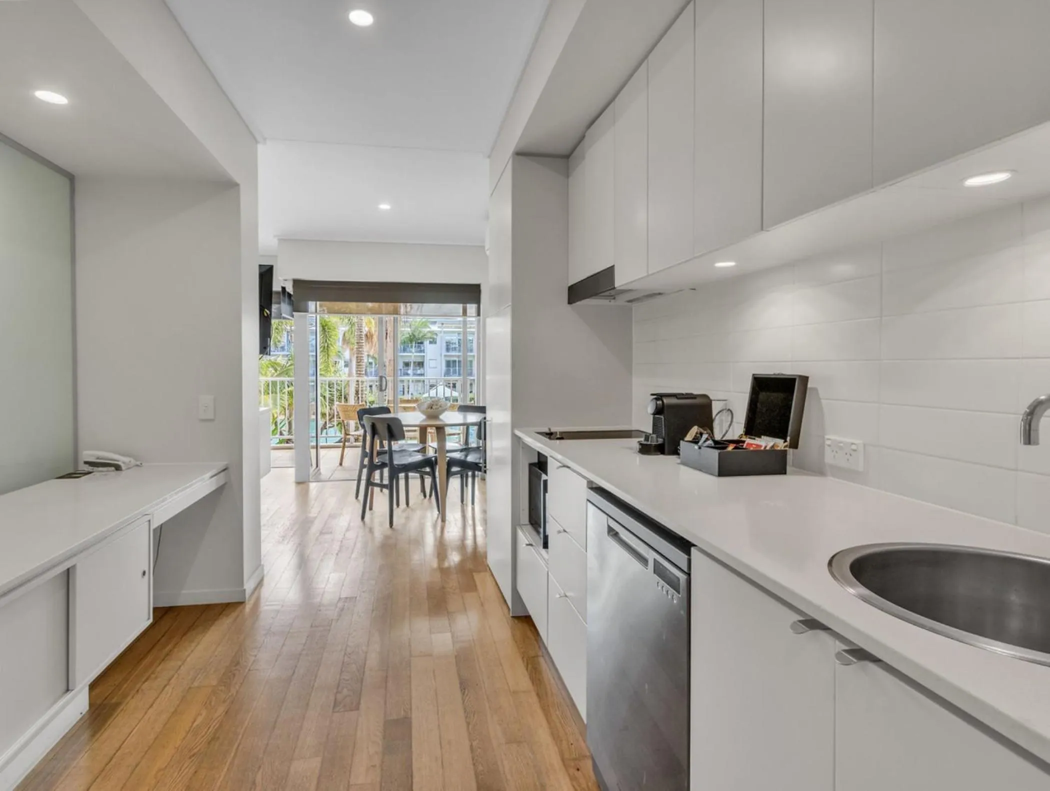 Kitchen or kitchenette in The Sand Resort Kingscliff - Holiday Management Co.